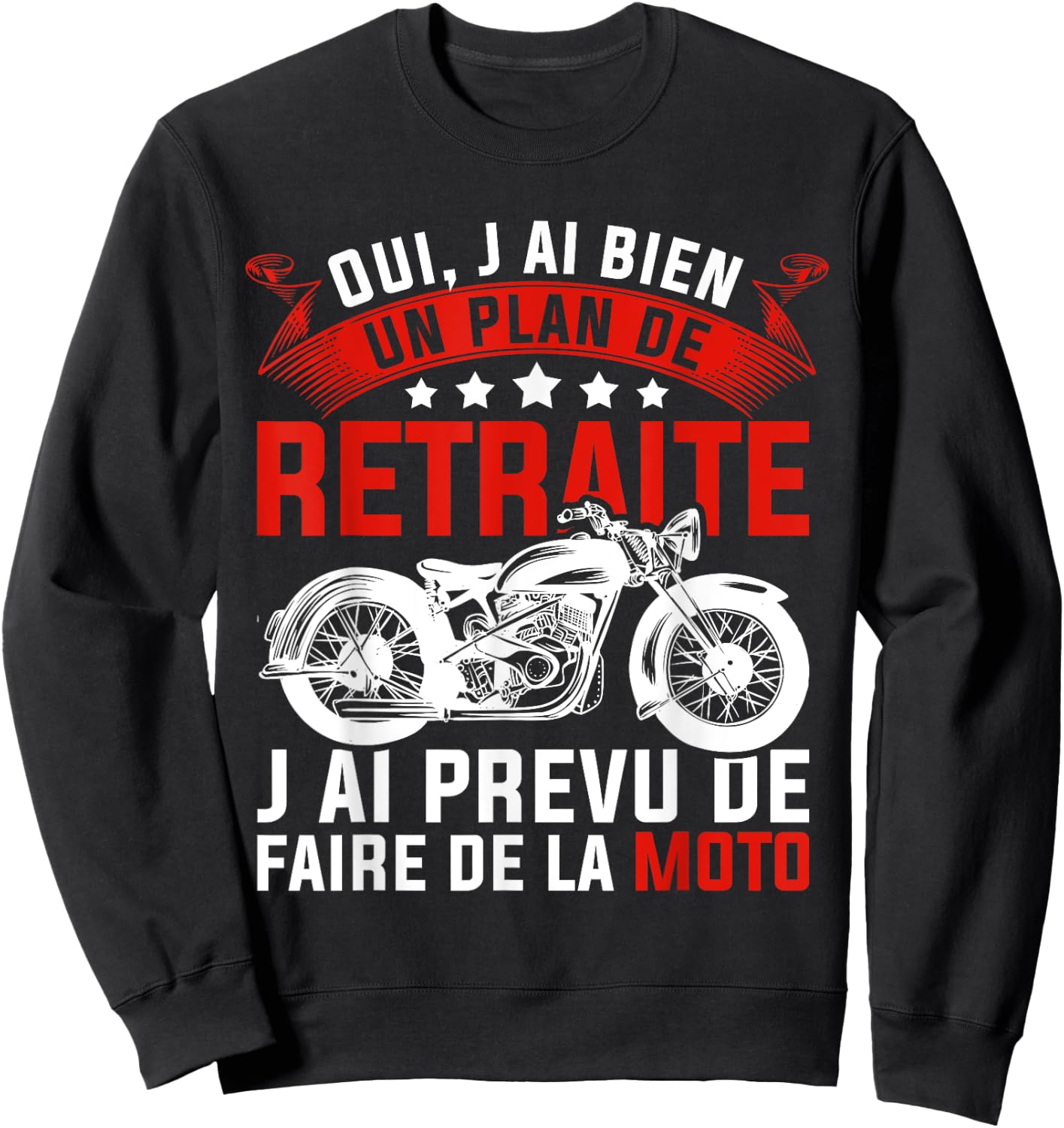 Biker Men's Motorcycle Gift Motorcycle Biker , Black Sweatshirt - Sweatshirt | Black