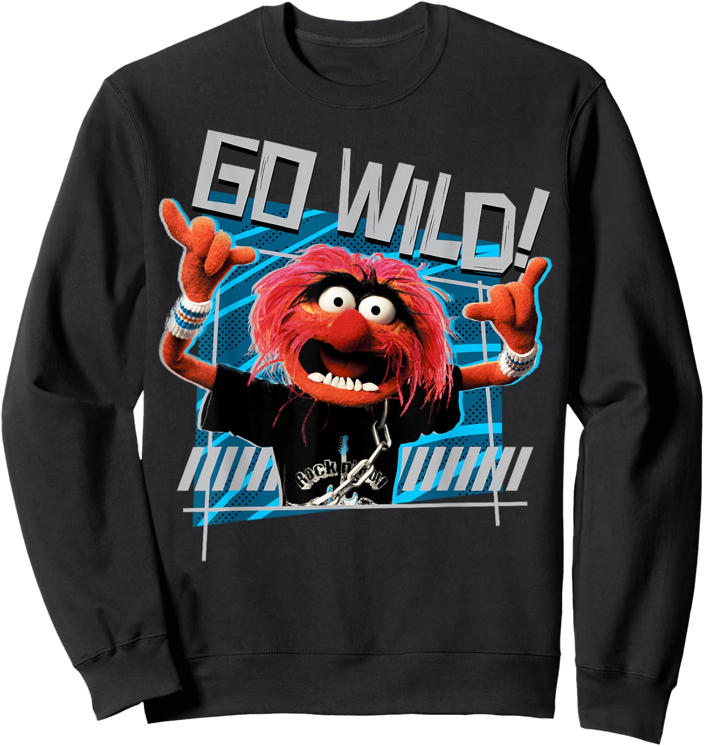 Disney The Muppets Animal Go Wild Small Sweatshirt - Sweatshirt | Black