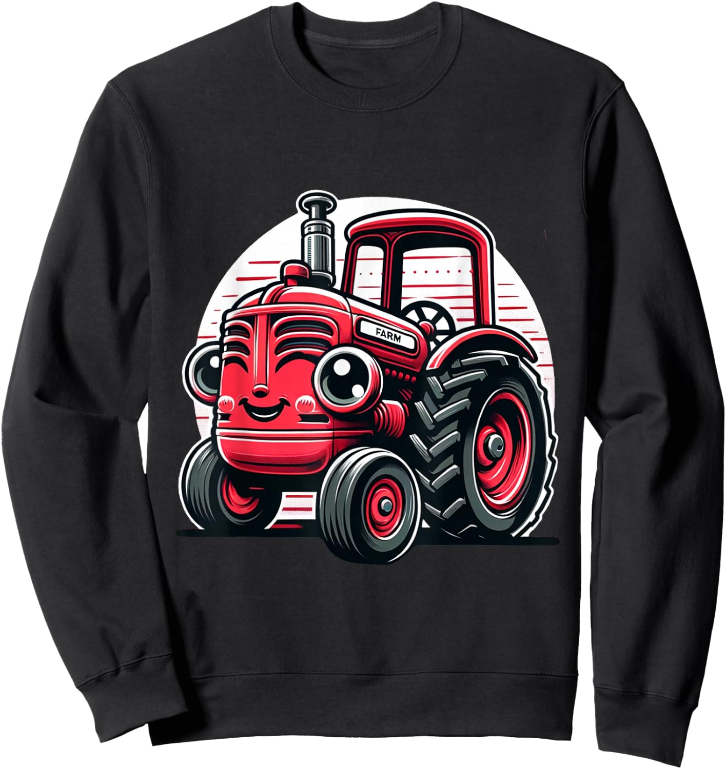 Kleiner roter Traktor für Kinder Sweatshirt - Sweatshirt | Black