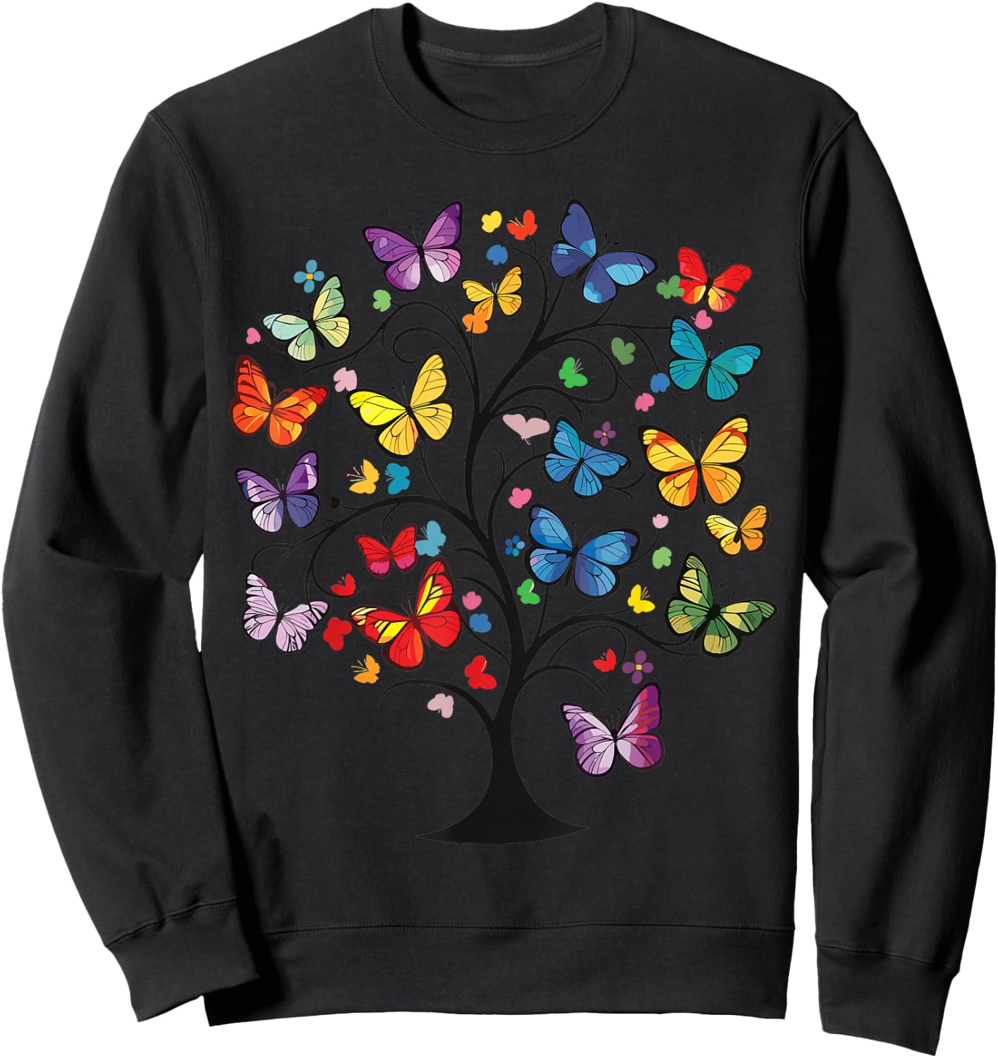 Butterfly tree Sweatshirt - Sweatshirt | Black