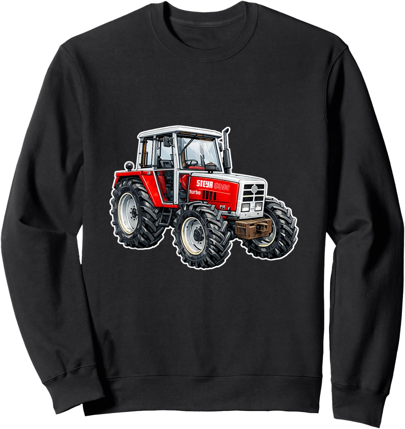 Steyr Austria Laster Landwirtschaft Trecker 8090 Traktor Sweatshirt - Sweatshirt | Black
