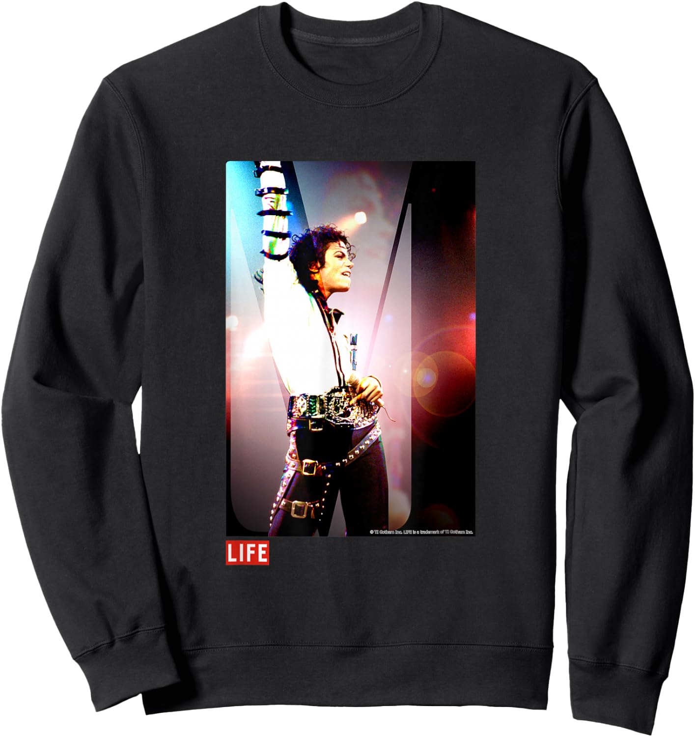 LIFE Bildersammlung _ Michael Jackson 03 , black Sweatshirt - Sweatshirt | Black