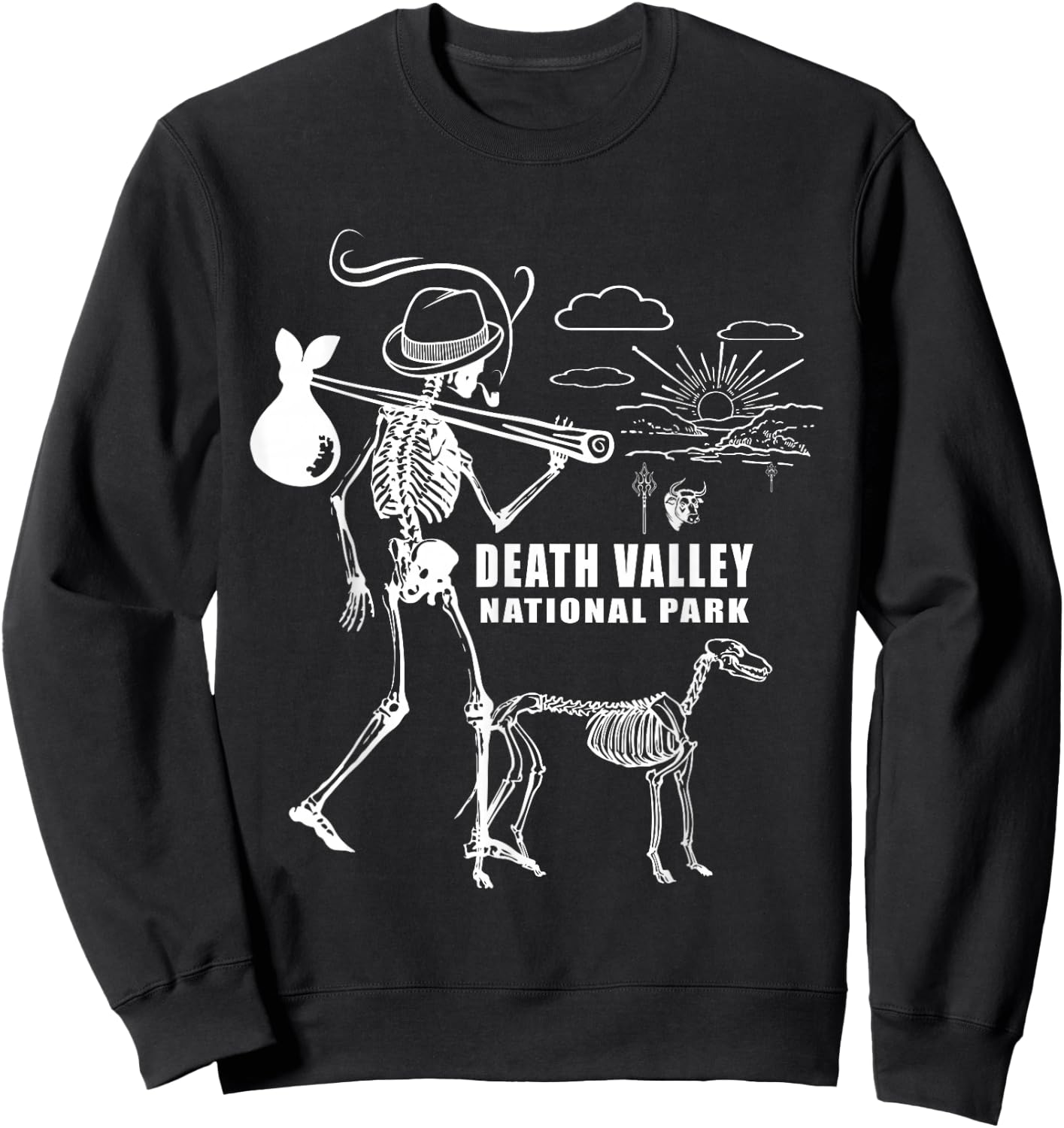 California Death Valley National Park Sweatshirt - Sweatshirt | Black