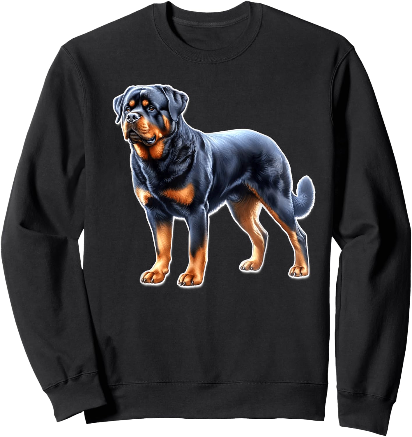 Rottweiler Dog Sweatshirt - Sweatshirt | Black