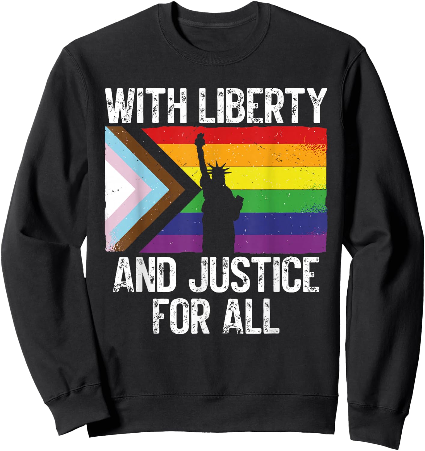 LGBTQ Trans Gay Sweatshirt - Sweatshirt | Black