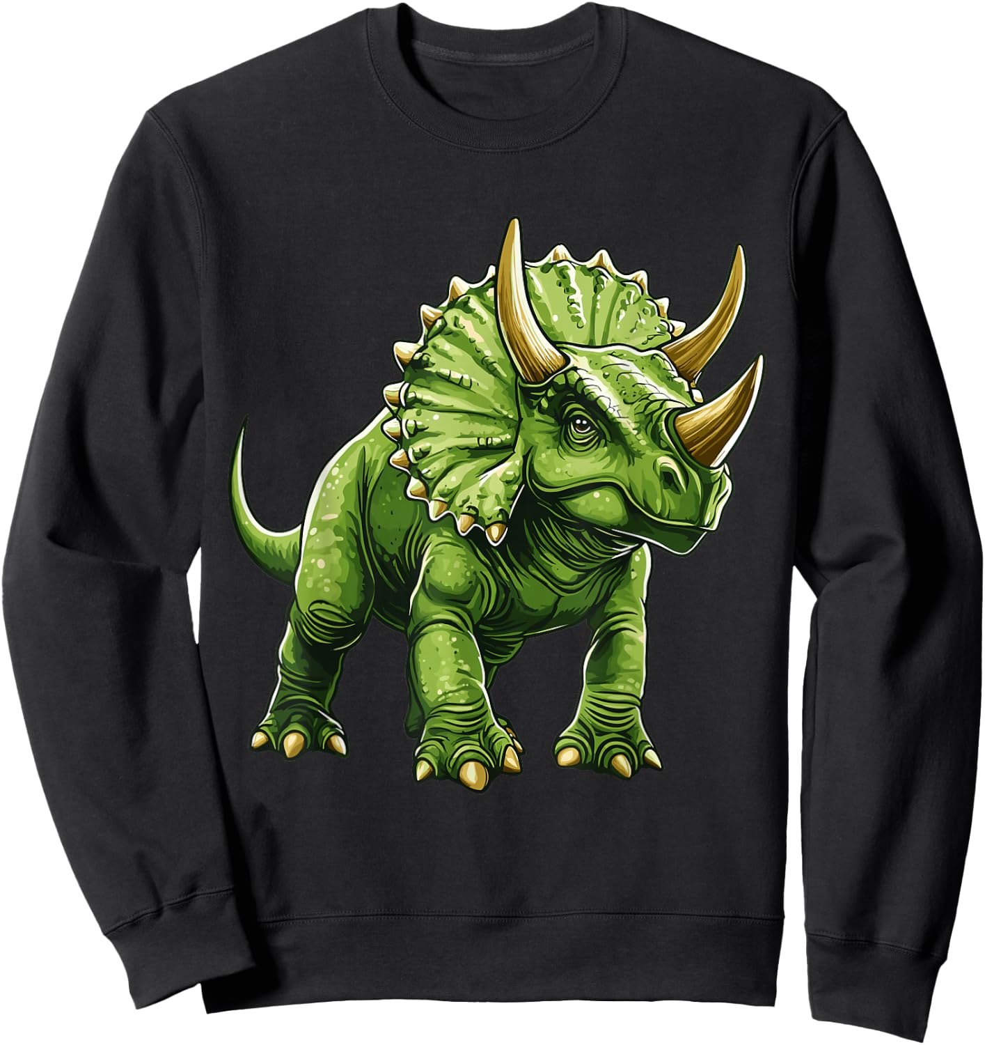 Triceratops Sweatshirt - Sweatshirt | Black