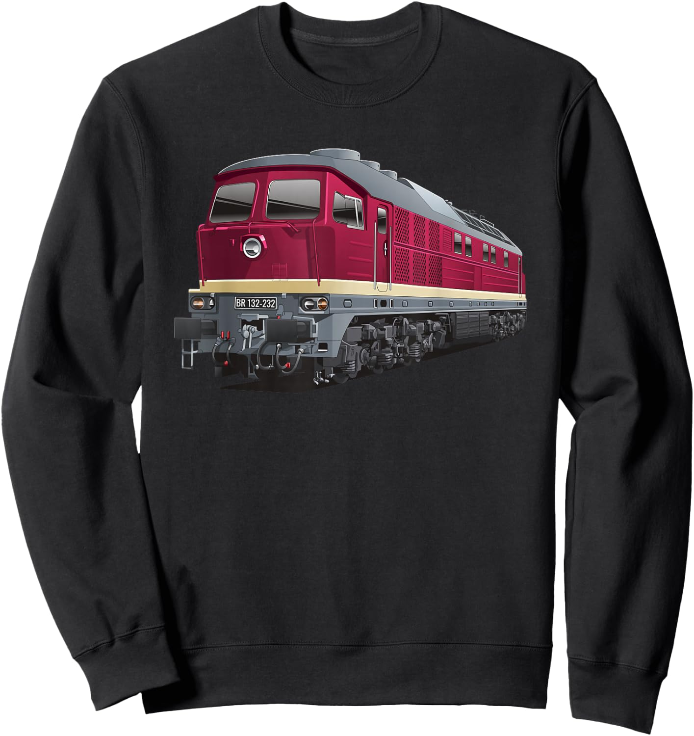 Ludmilla Model Railway Diesel Locomotive BR 132 BR 232 Sweatshirt - Sweatshirt | Black