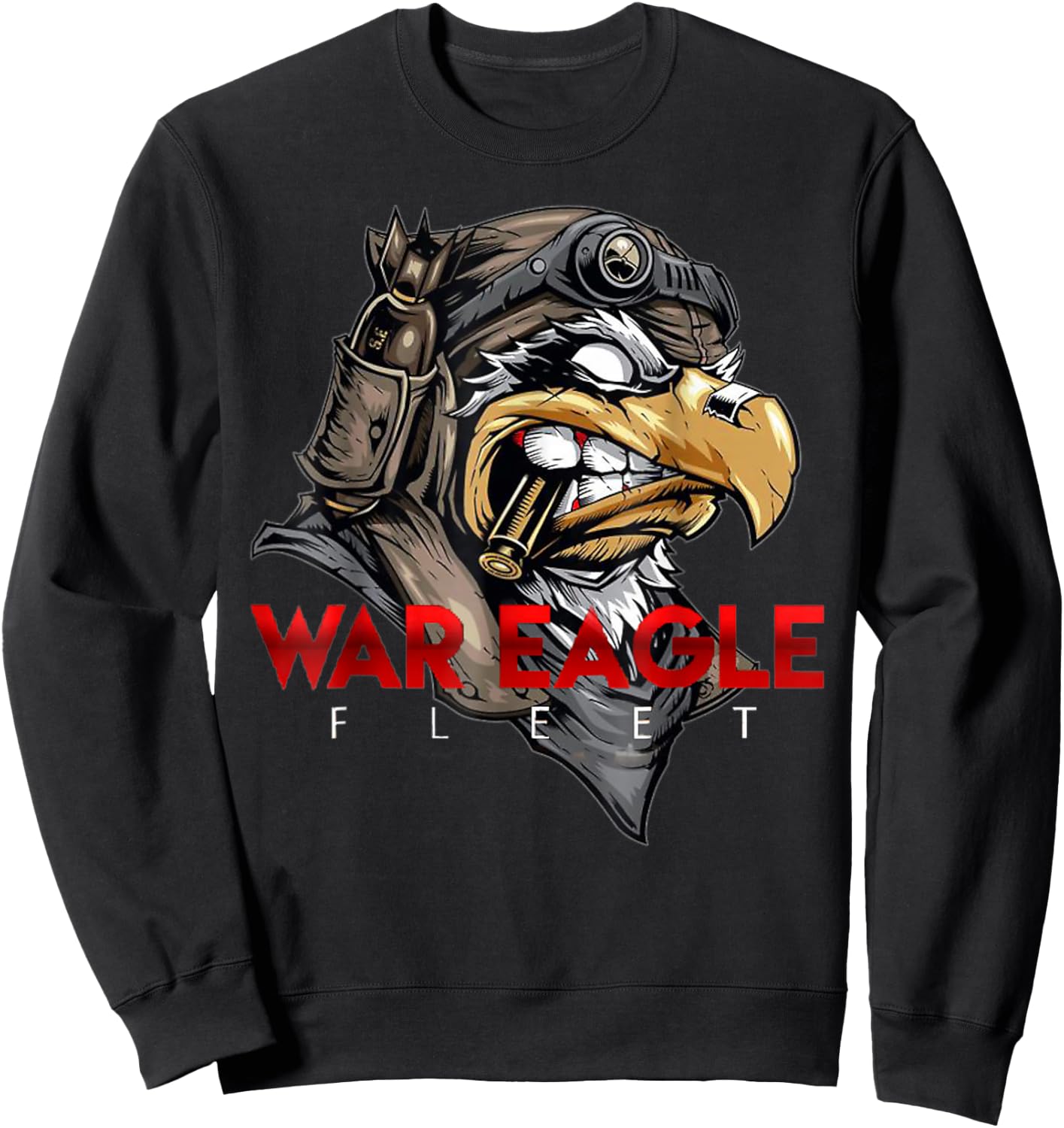 War Eagle Fleet Battle Eagle Sweatshirt - Sweatshirt | Black