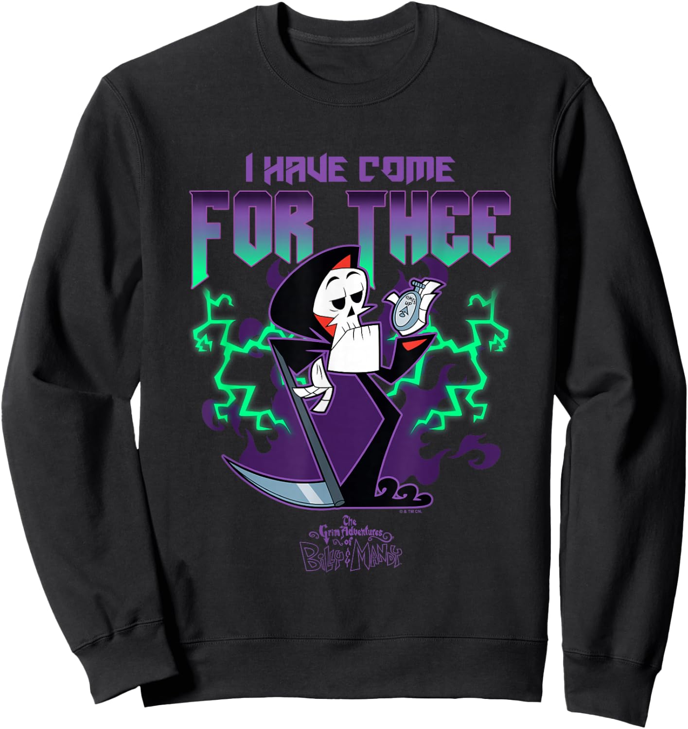 The Grim Adventures of Billy and Mandy I Have Come For Thee Sweatshirt - Sweatshirt | Black