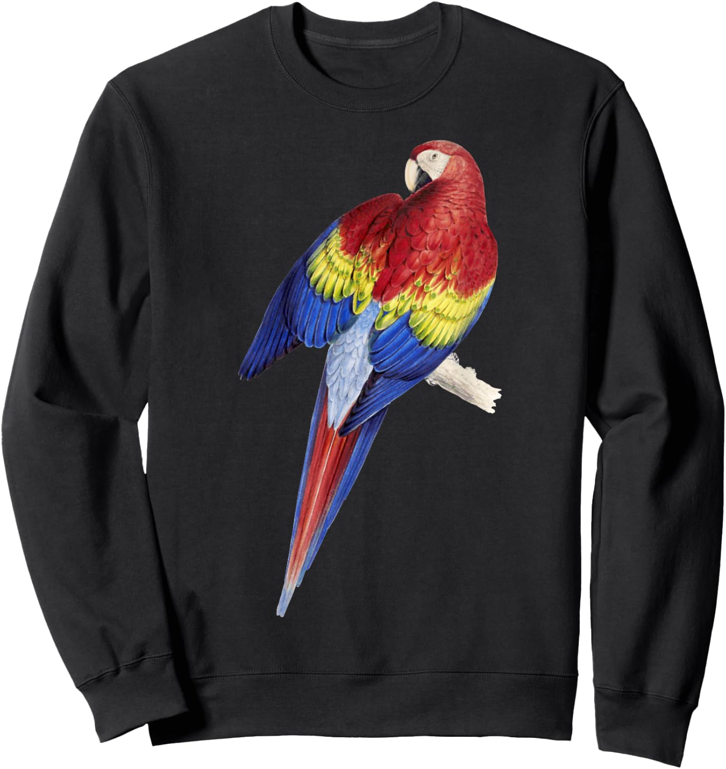 Parrot Scarlet Macaw Pet Owner Gift Scarlet Macaw Sweatshirt - Sweatshirt | Black