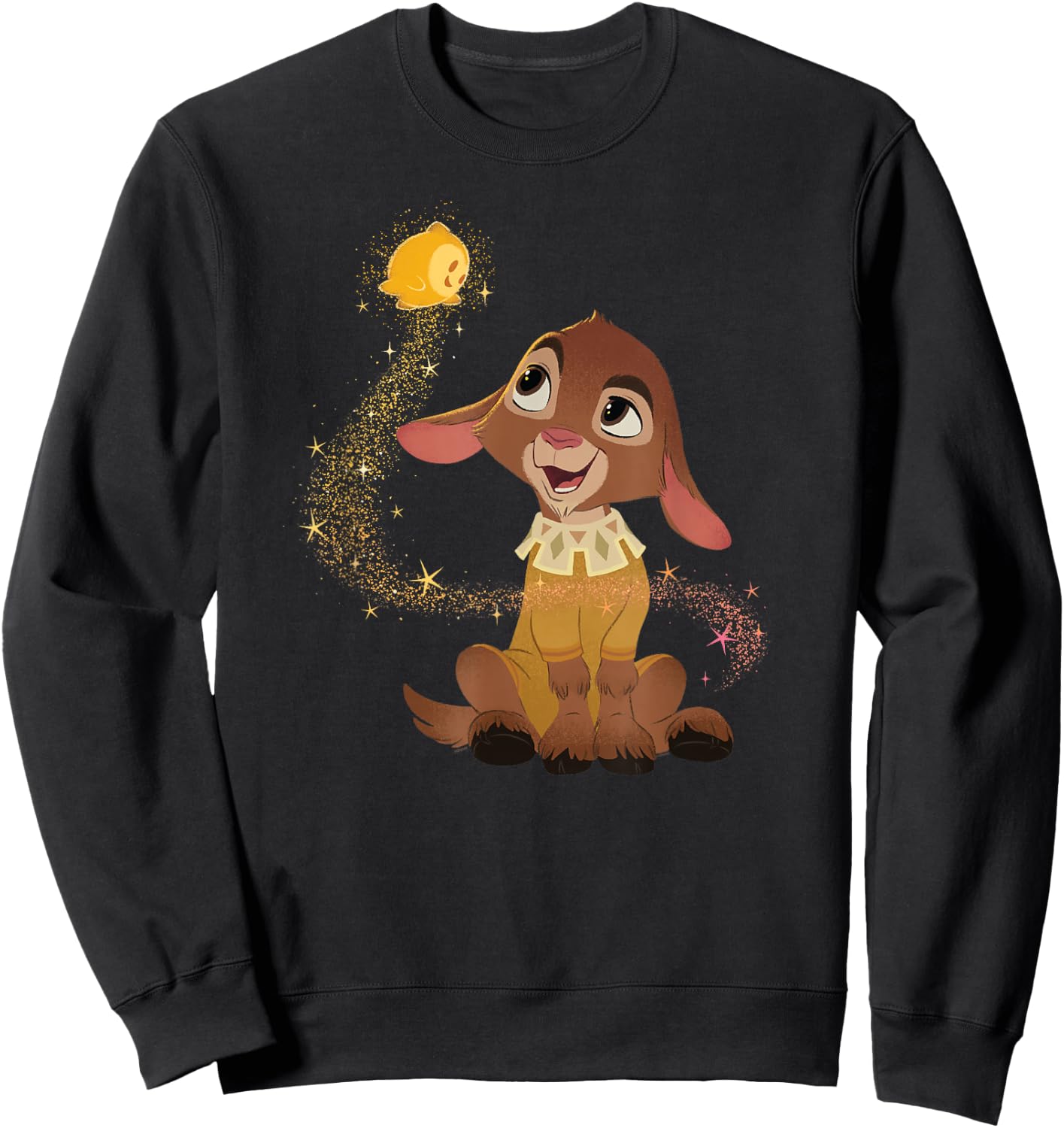 Disney Wish Star and Valentino Magical Friends Sweatshirt - Sweatshirt | Black