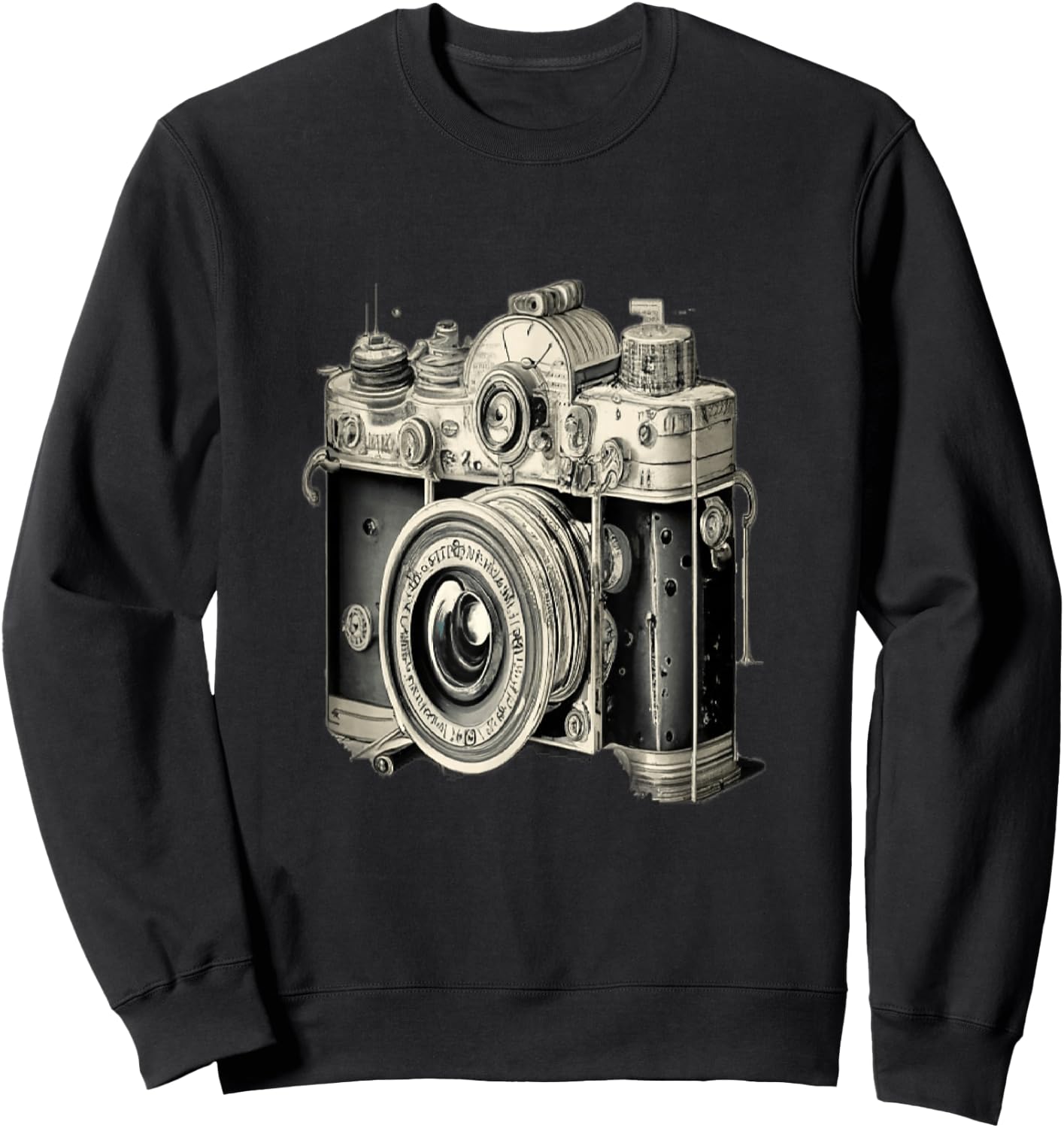 Appareil photo vintage , Black, S Sweatshirt - Sweatshirt | Black
