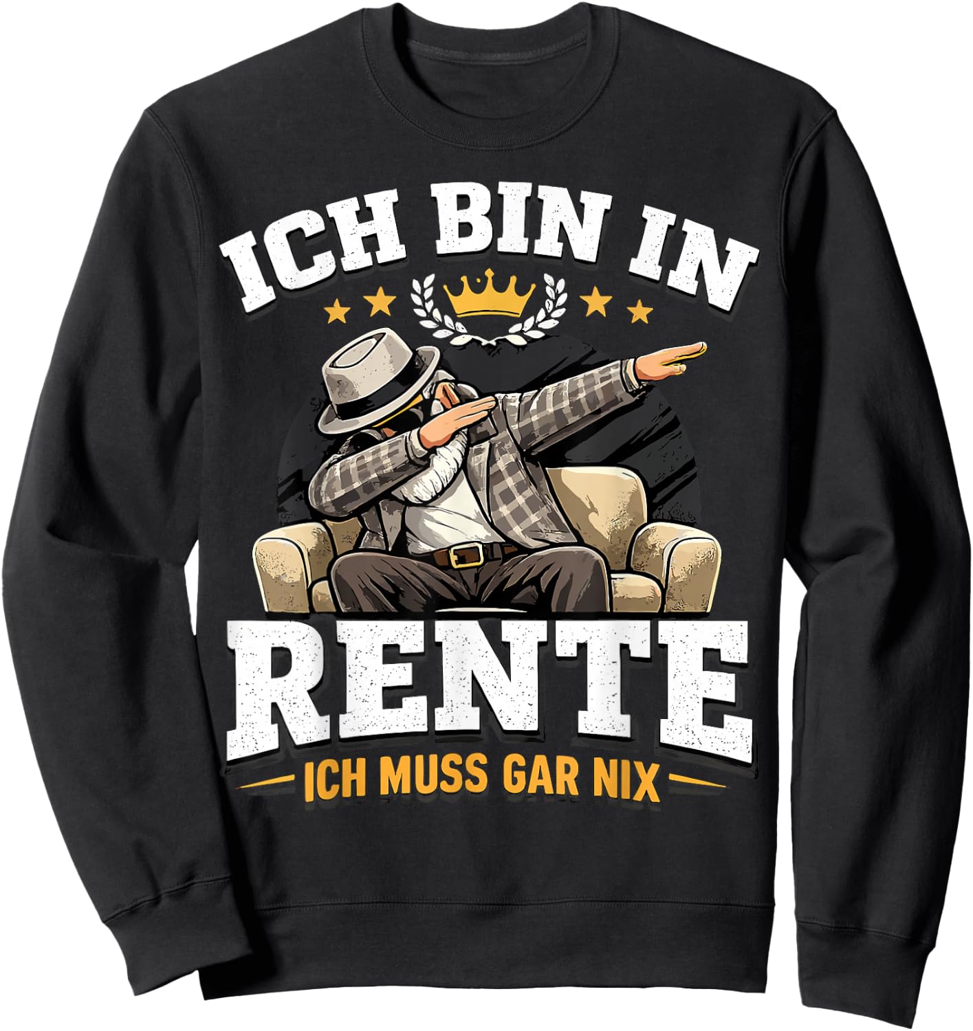 Rente 2026 Ruhestand Pension Pensionär Lustiges Rentner Sweatshirt - Sweatshirt | Black