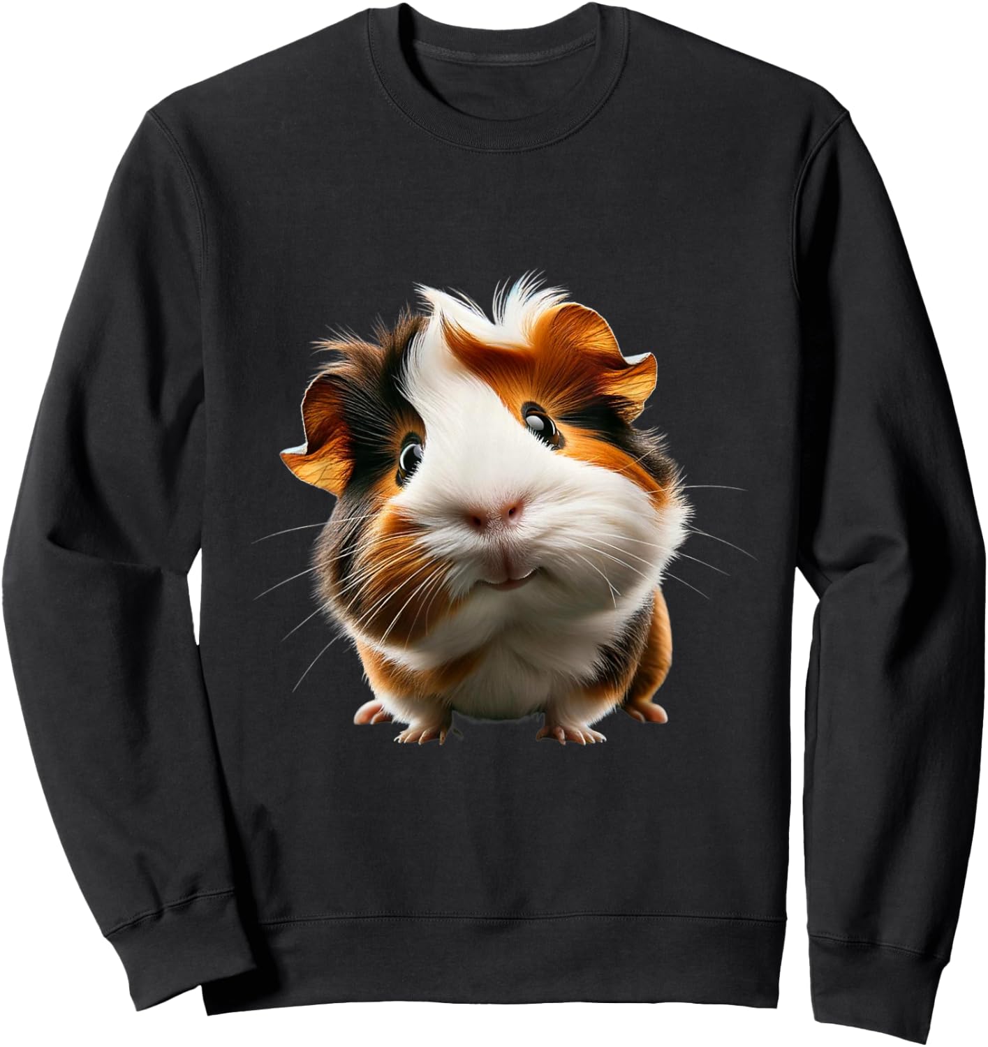 Adorable Guinea Pig Design , black Sweatshirt - Sweatshirt | Black