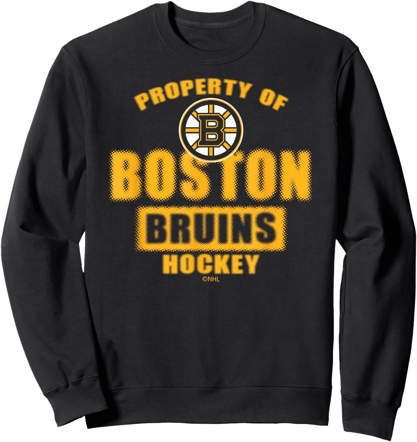 Boston Bruins Property Black Officially Licensed Sweatshirt - Sweatshirt | Black