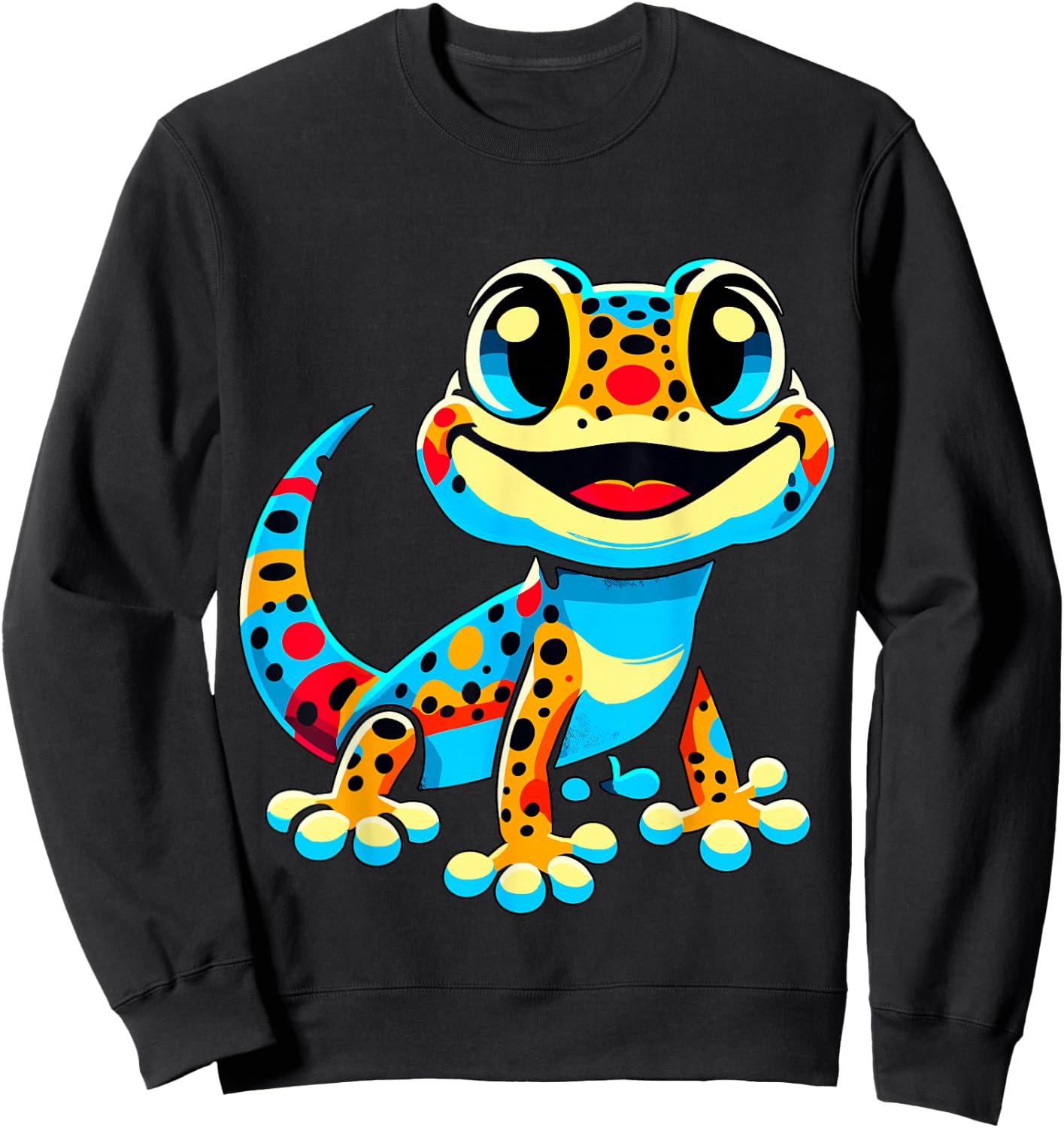 Leopard Gecko Sweatshirt - Sweatshirt | Black
