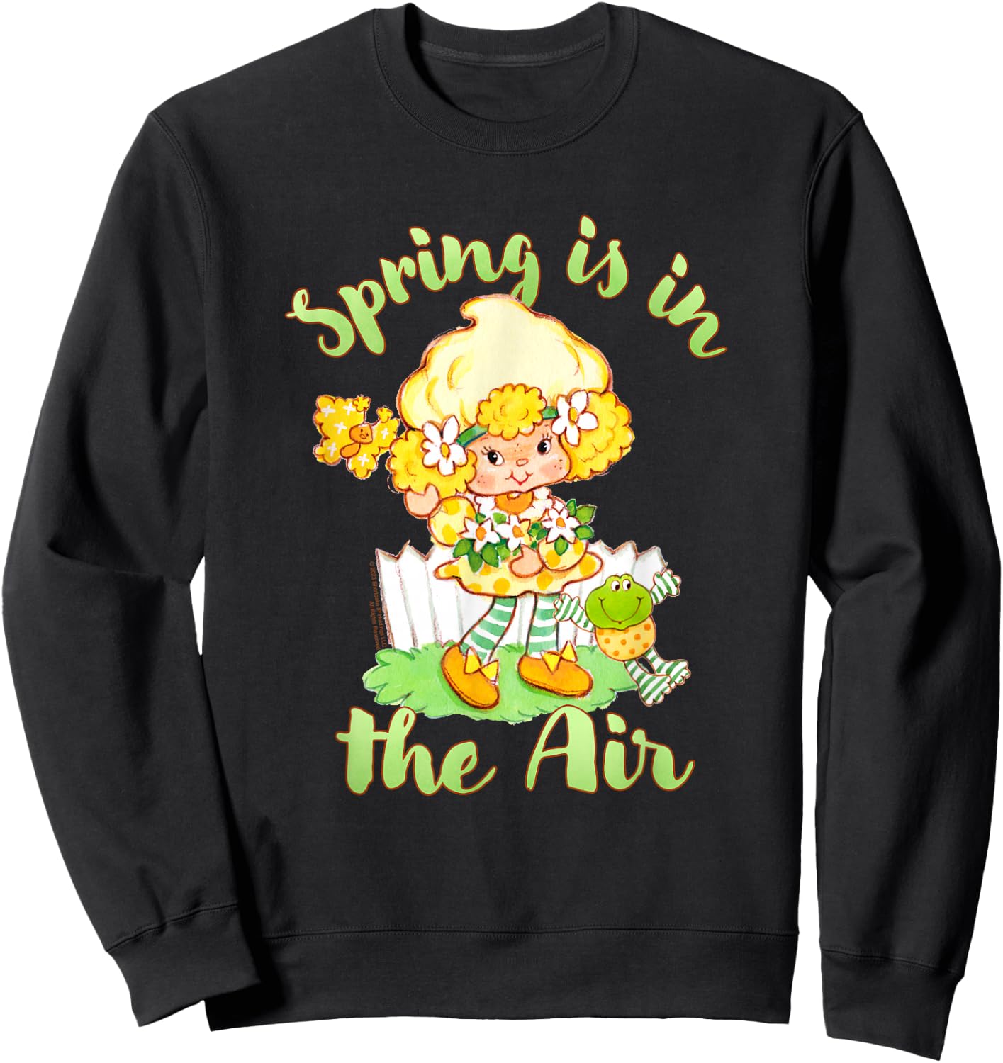 Strawberry Shortcake Lemon Meringue Easter Spring In The Air Sweatshirt - Sweatshirt | Black