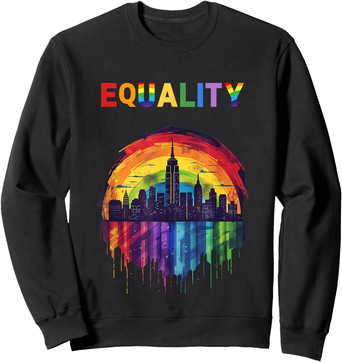 Pride, LGBTQ+ Community, Mensch Sein, freundlich Sweatshirt - Sweatshirt | Black