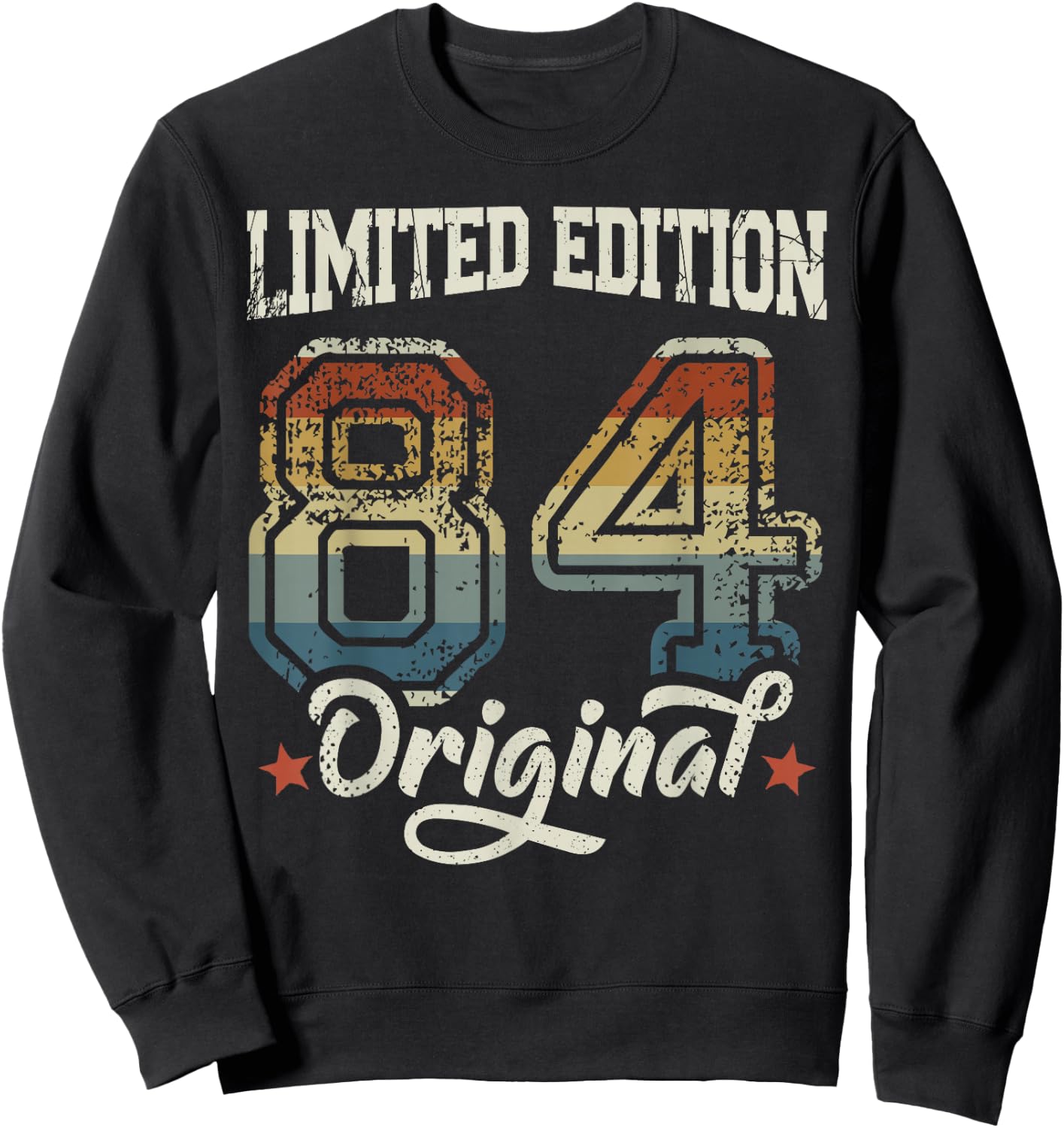 40th Birthday Man Woman 40 Years 1984 Decorative Funny Gift , black Sweatshirt - Sweatshirt | Black