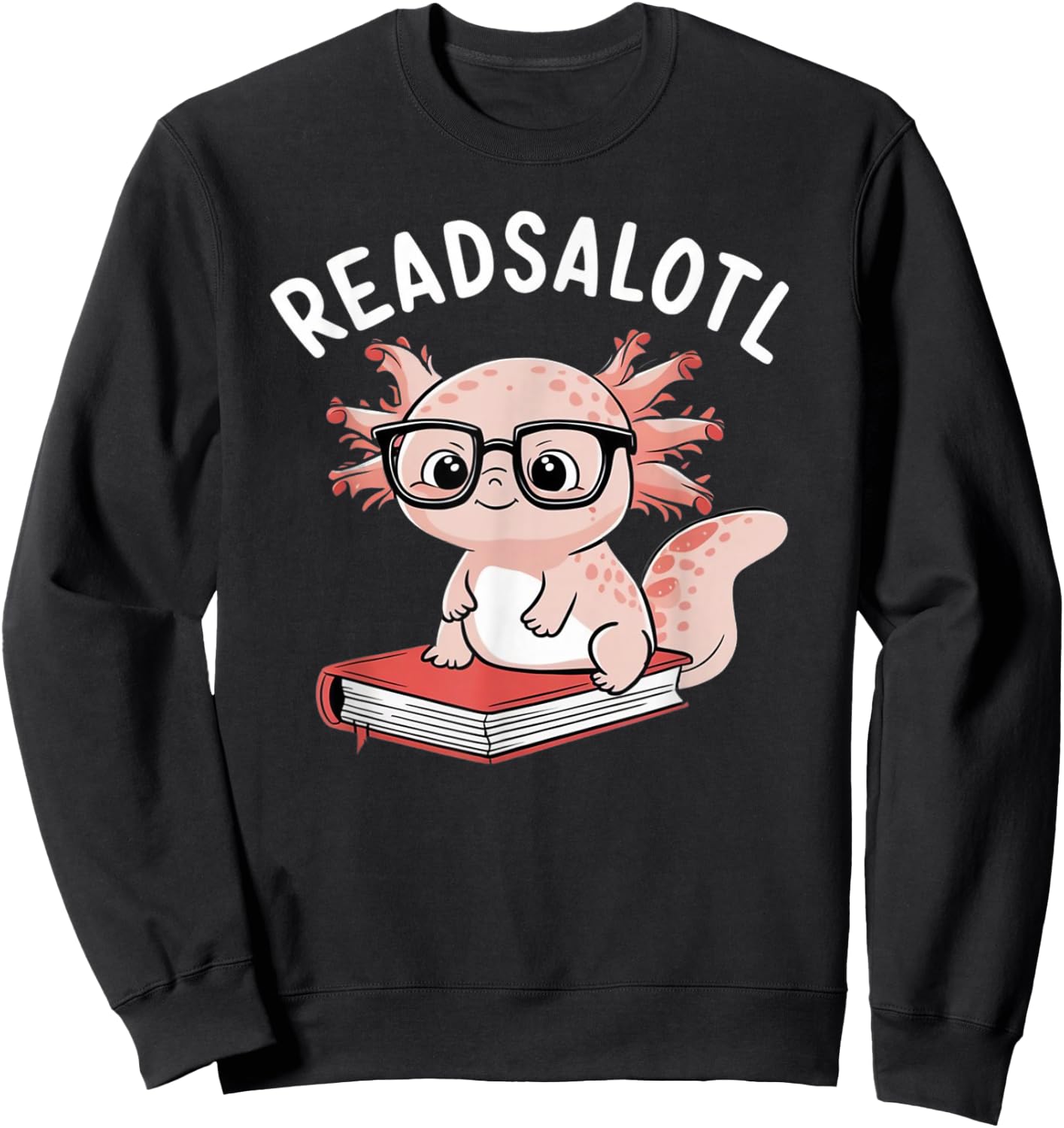 Tennessee Merchant Reads Alotl -Kids Black Cotton Sweatshirt - Sweatshirt | Black