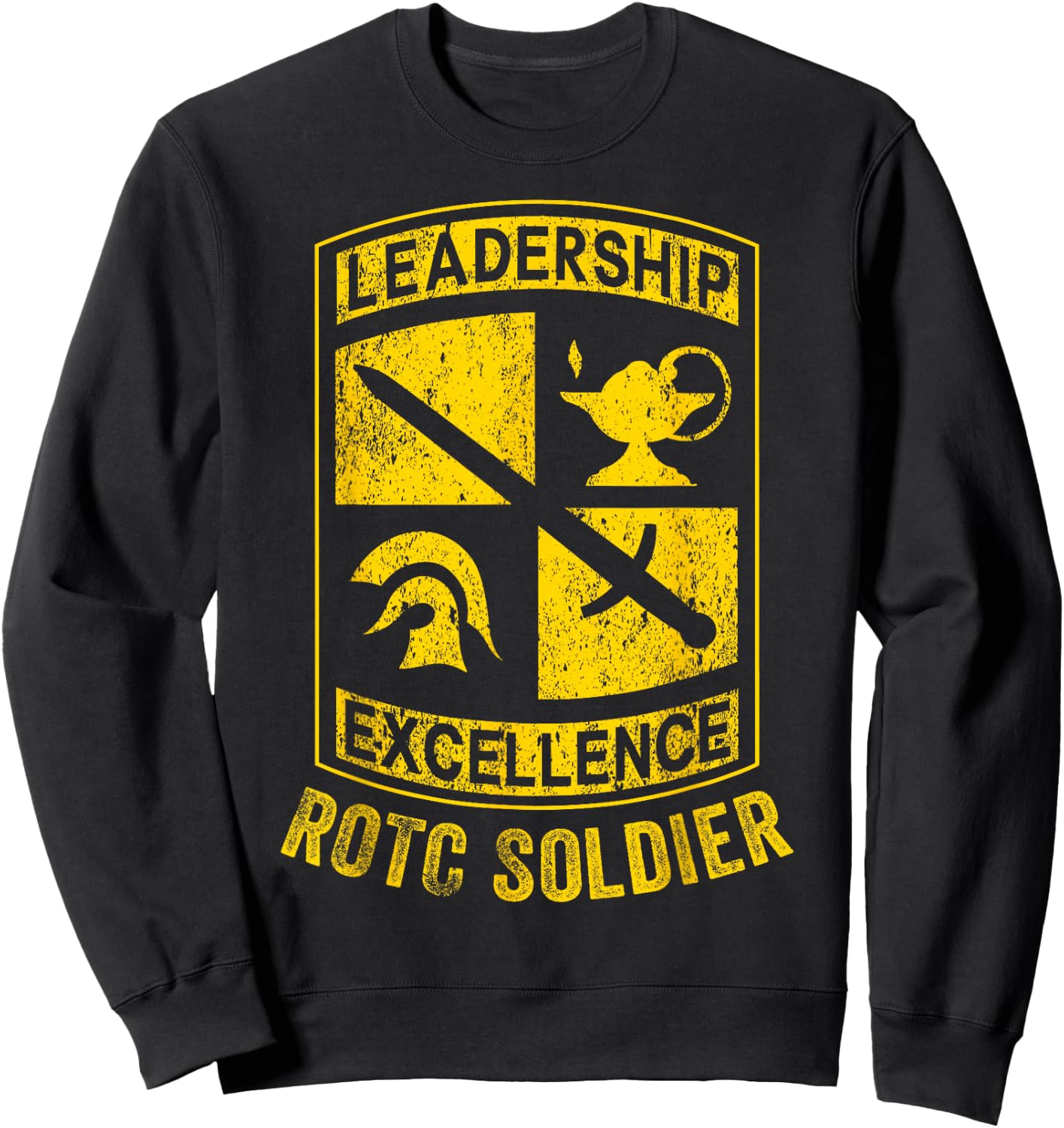 US ROTC Soldier Leadership Excellence USA ROTC Soldiers Sweatshirt - Sweatshirt | Black