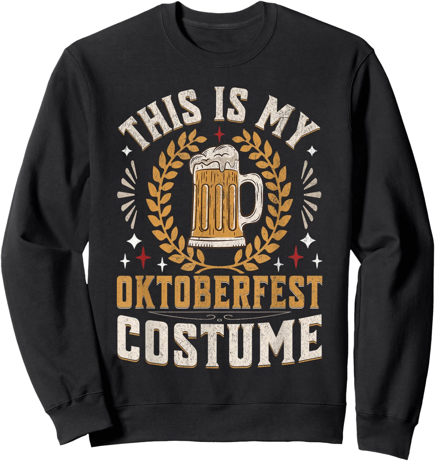 This Is My Oktoberfest Costume Deutschland German Festival Sweatshirt - Sweatshirt | Black