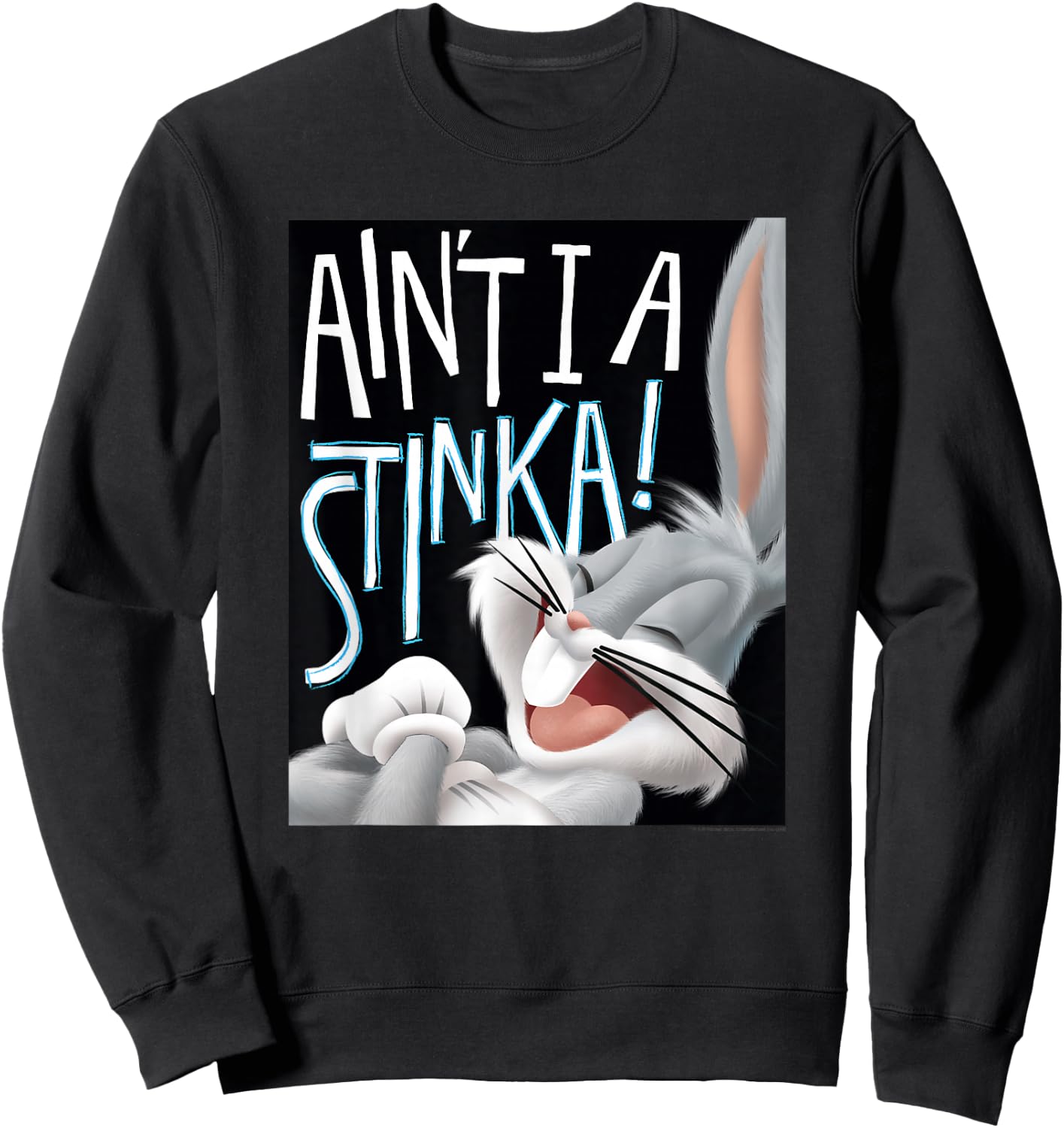 Looney Tunes Bugs Bunny Ain't I a Stinka! Sweatshirt - Sweatshirt | Black