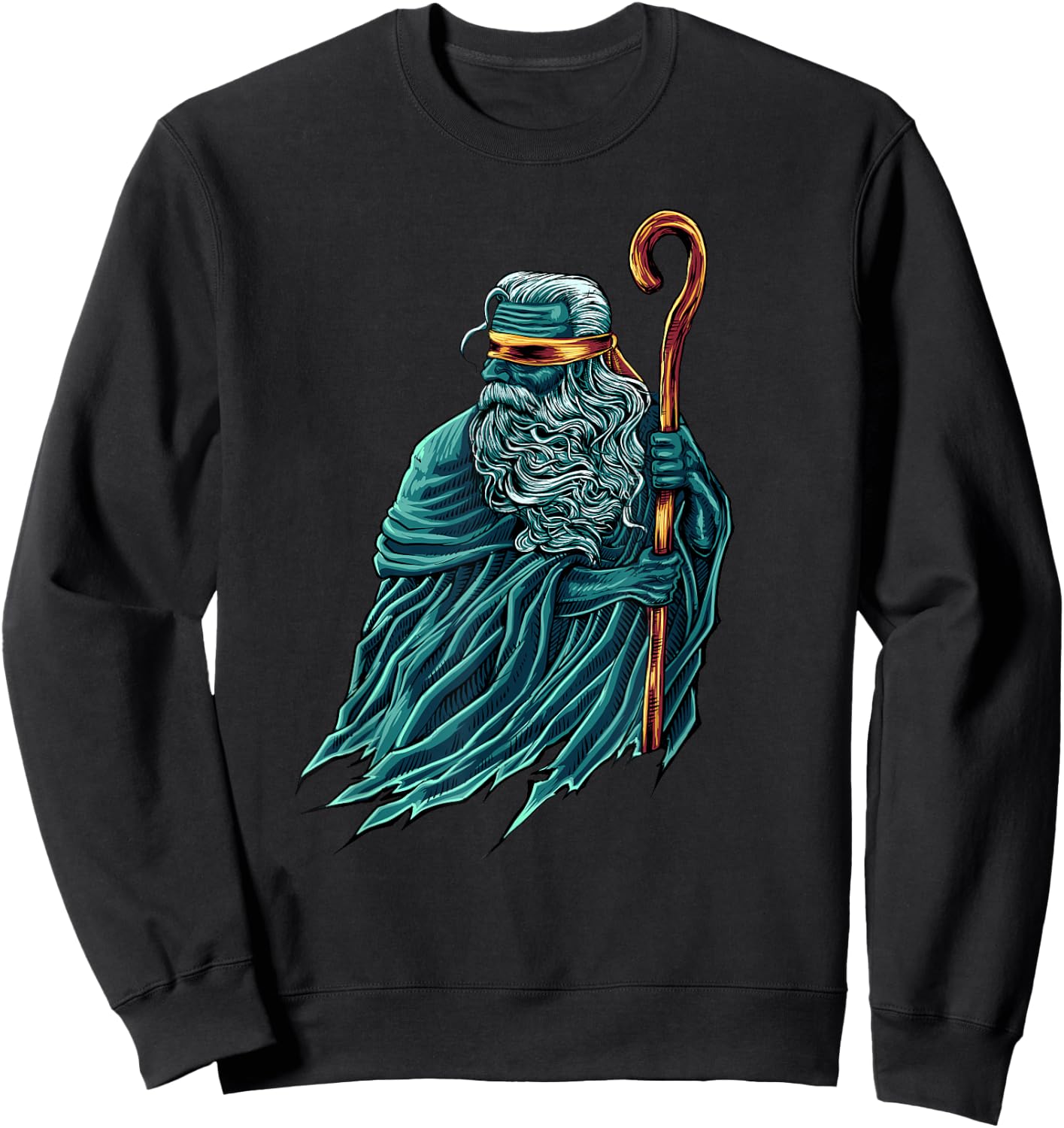 The blind prophet Tiresias Sweatshirt - Sweatshirt | Black