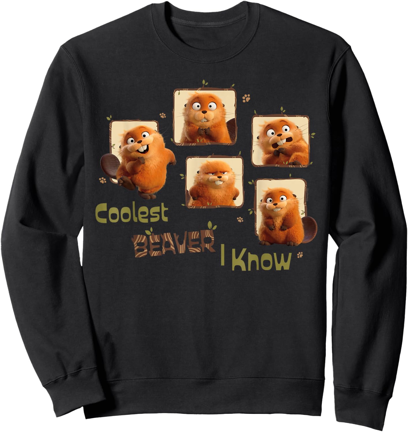 Disney and Pixar's Hoppers Mabel Moods Coolest Beaver I Know Sweatshirt - Sweatshirt | Black