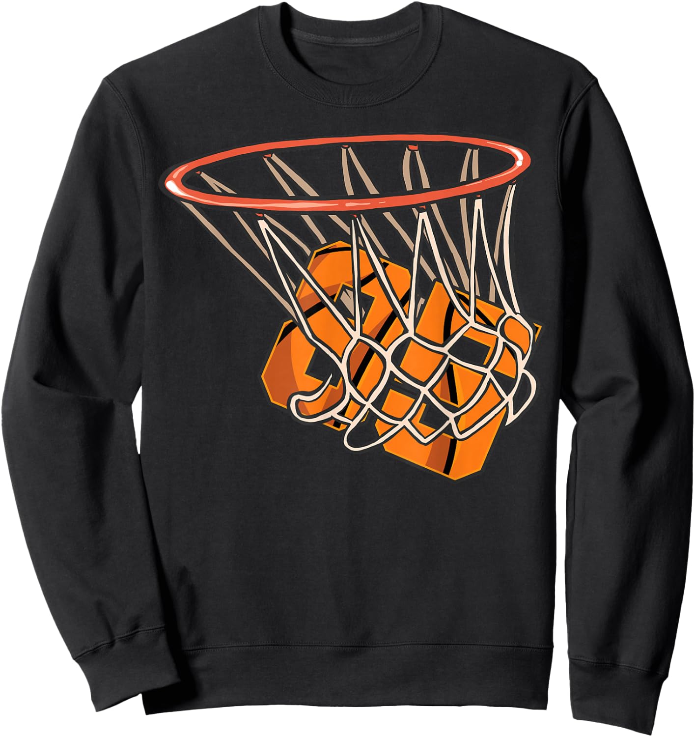 85 Basketball Birthday Party Team Player Celebration Sweatshirt - Sweatshirt | Black