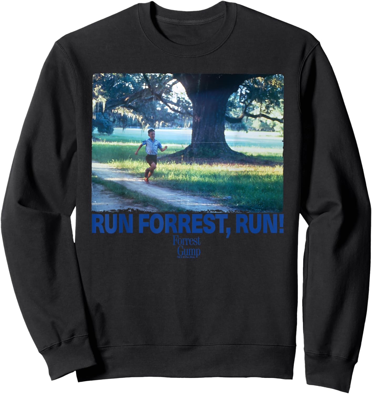 Forrest Gump Run Forrest, Run! Scene Sweatshirt - Sweatshirt | Black