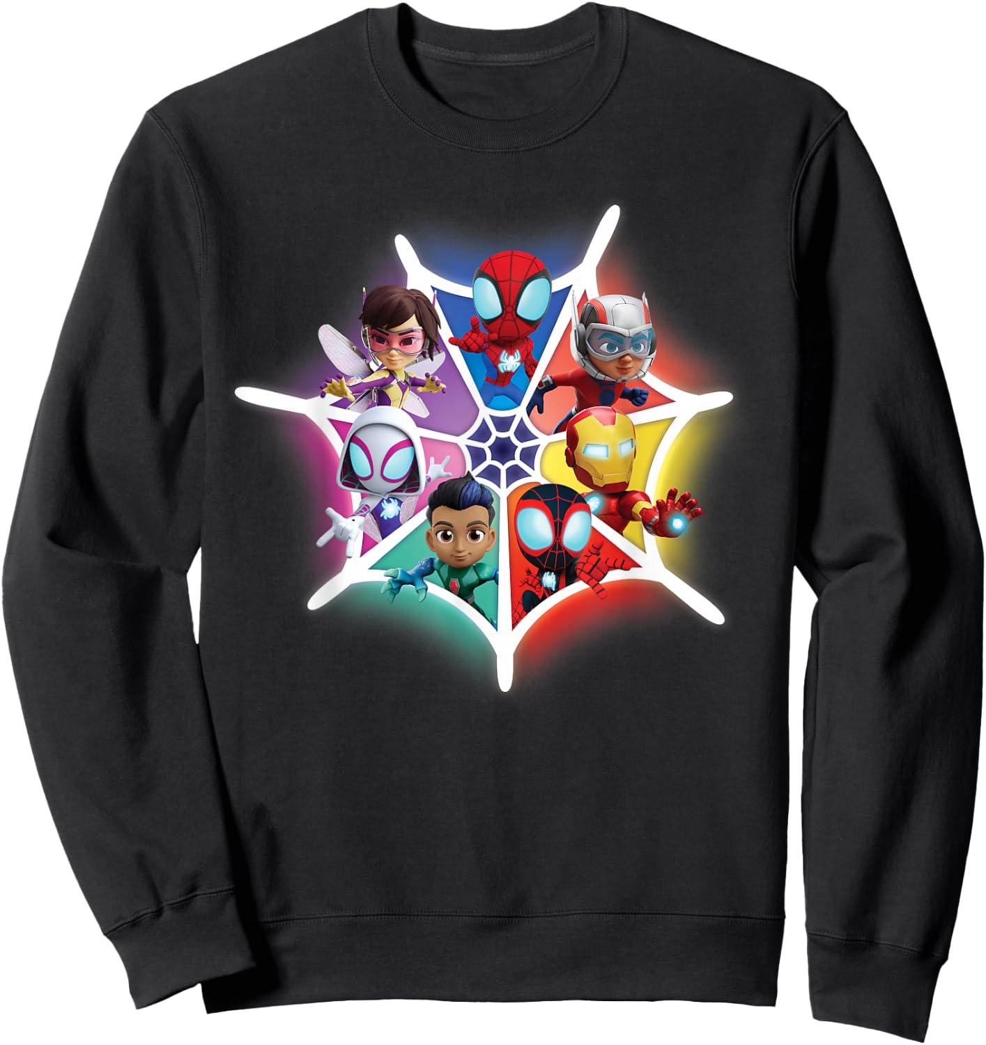 Marvel Spidey and His Amazing Friends Avengers Team-Up , black Sweatshirt - Sweatshirt | Black
