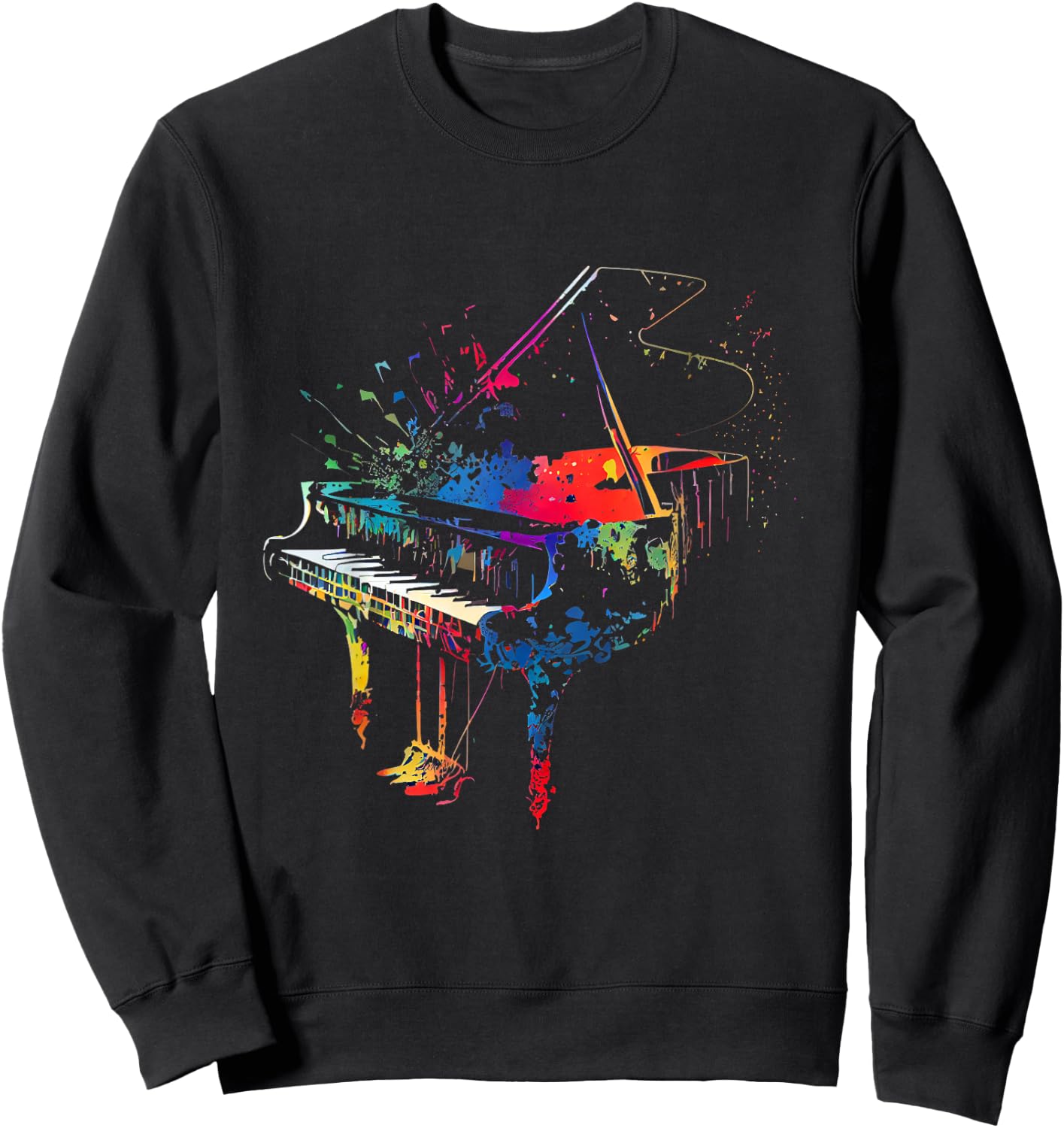 Piano Musiker Klavier Sweatshirt - Sweatshirt | Black