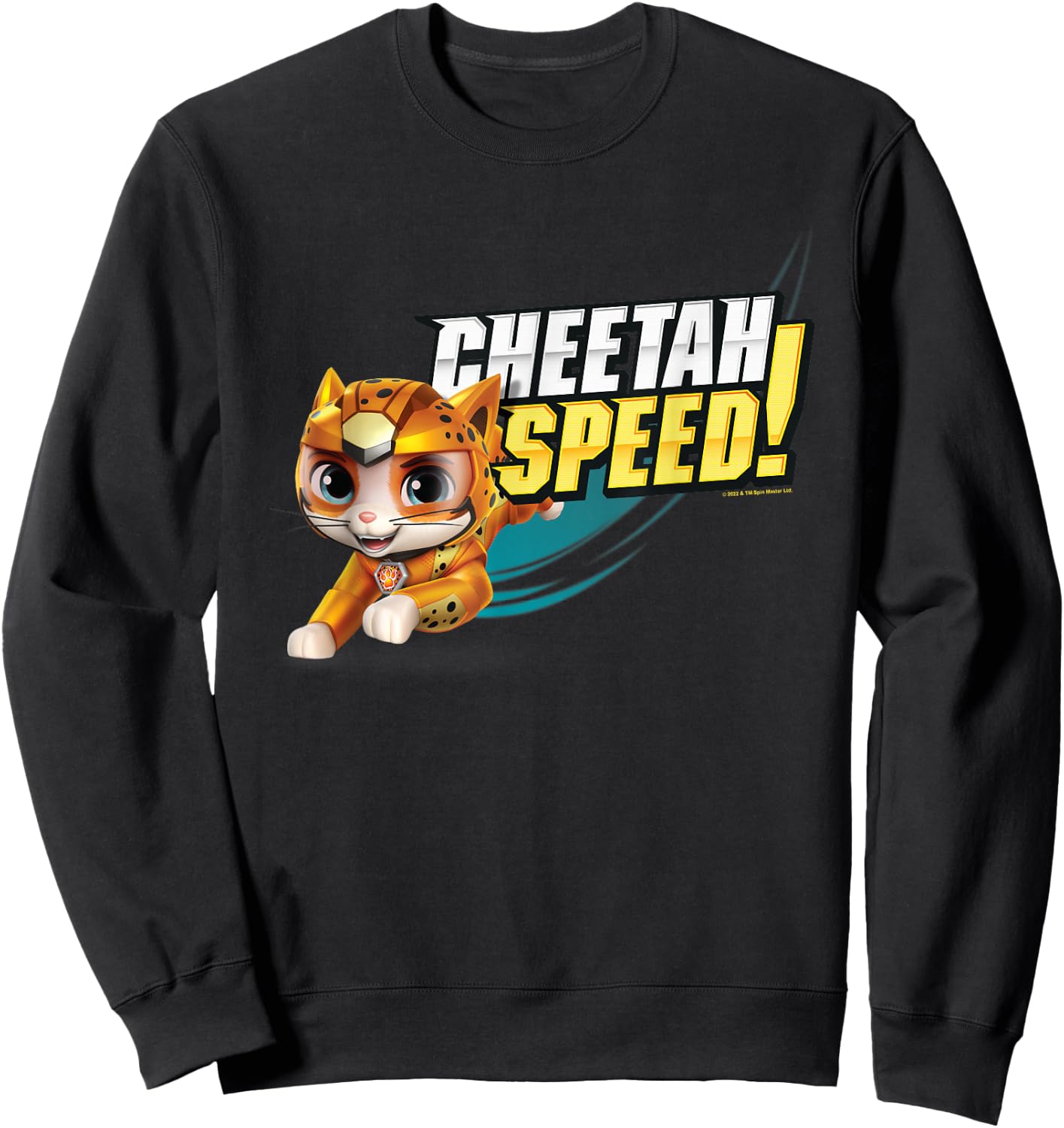 PAW Patrol Cat Pack Wild Has Cheetah Speed Sweatshirt - Sweatshirt | Black