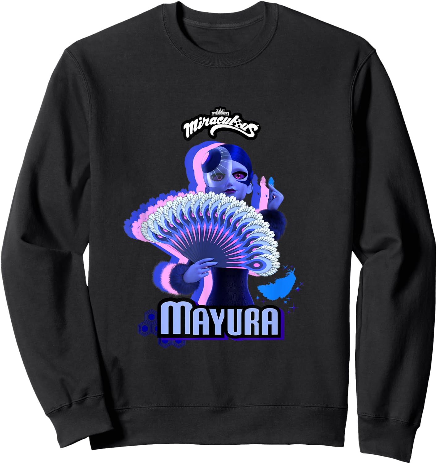 Miraculous Ladybug Villains Collection Mayura Sweatshirt - Sweatshirt | Black