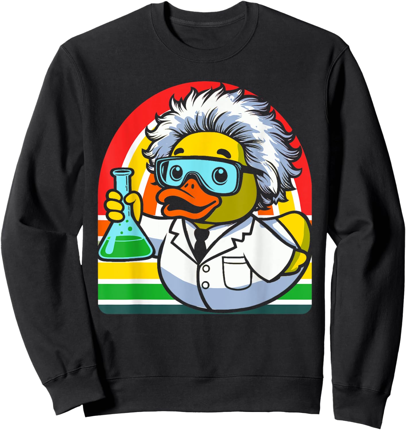 Chemistry Rubber Duck Chemist Duckling Sweatshirt - Sweatshirt | Black