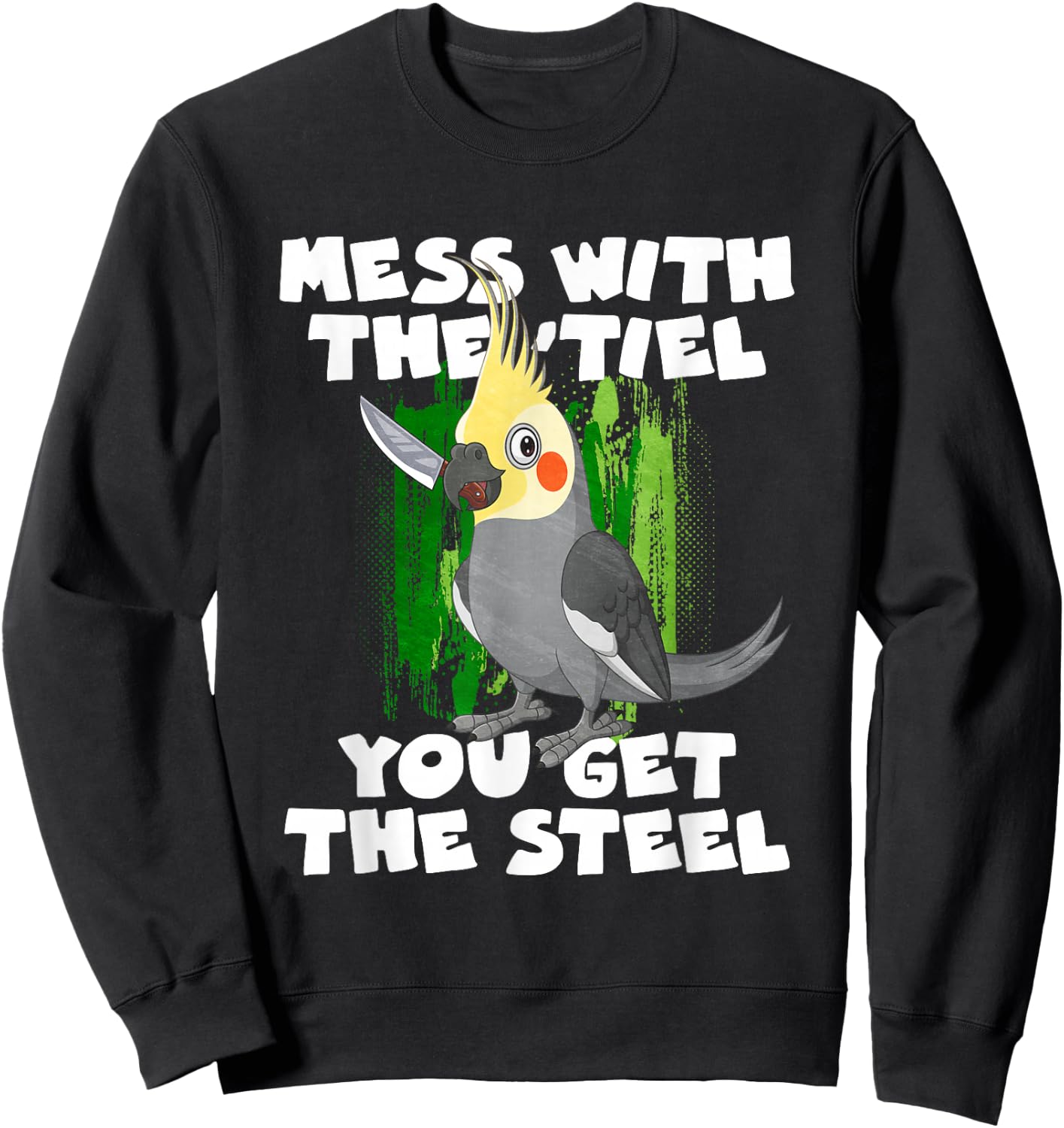 Mess with the tile, you get the steel Sweatshirt - Sweatshirt | Black
