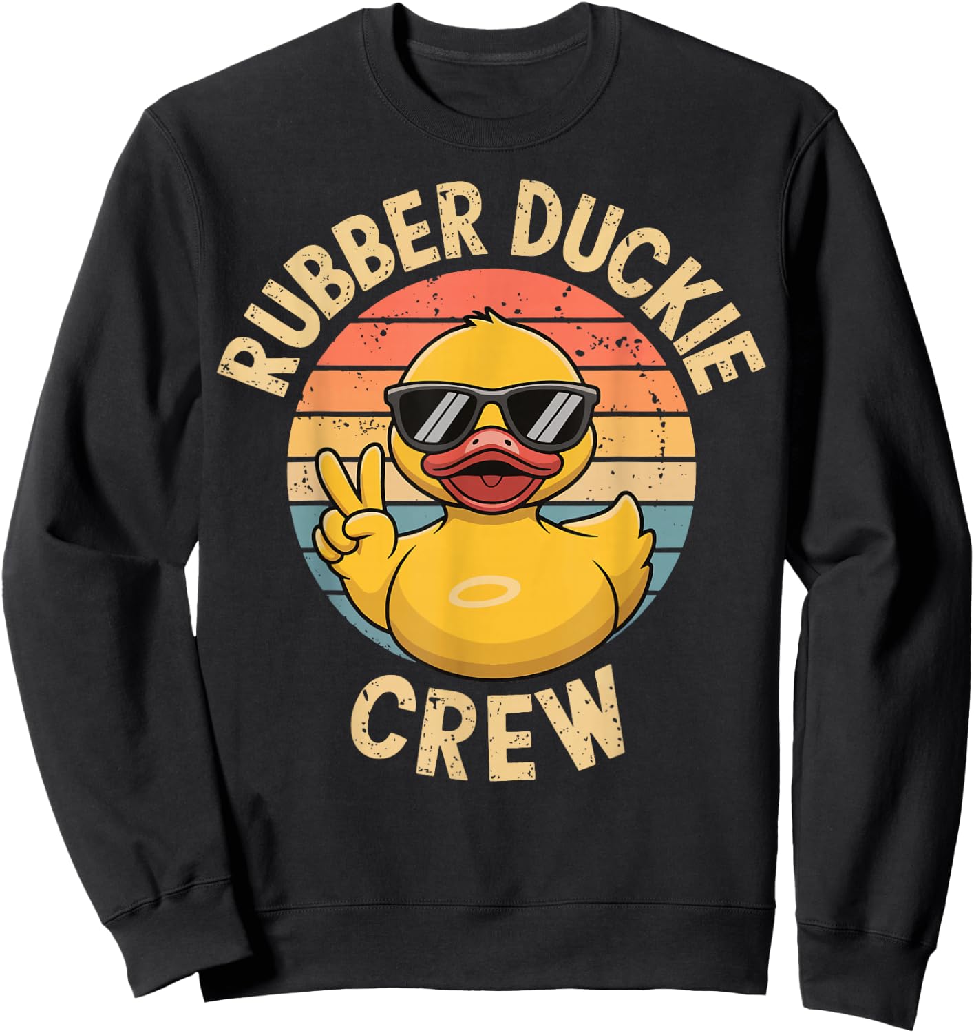 Rubber Duckie Crew Sweatshirt - Sweatshirt | Black