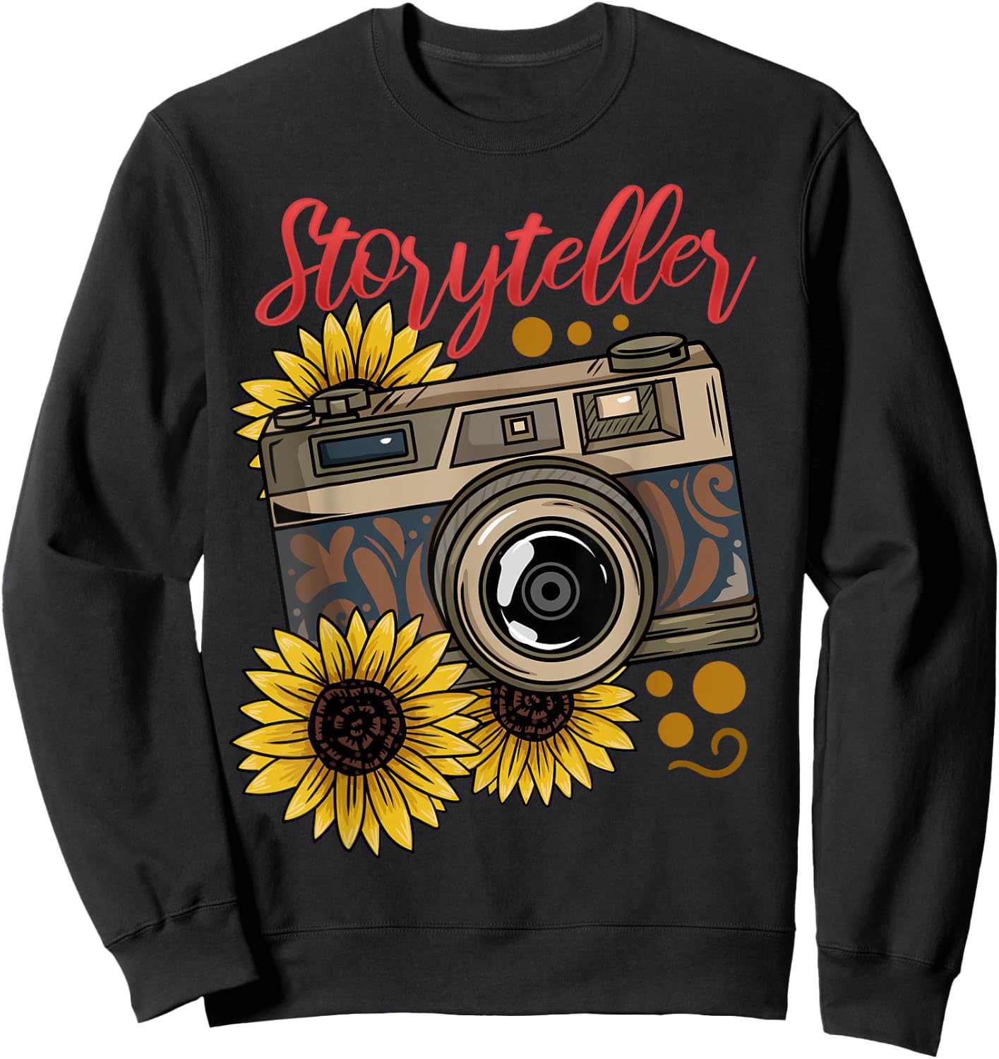 Photographer Photography Storyteller Camera Gift Sweatshirt - Sweatshirt | Black