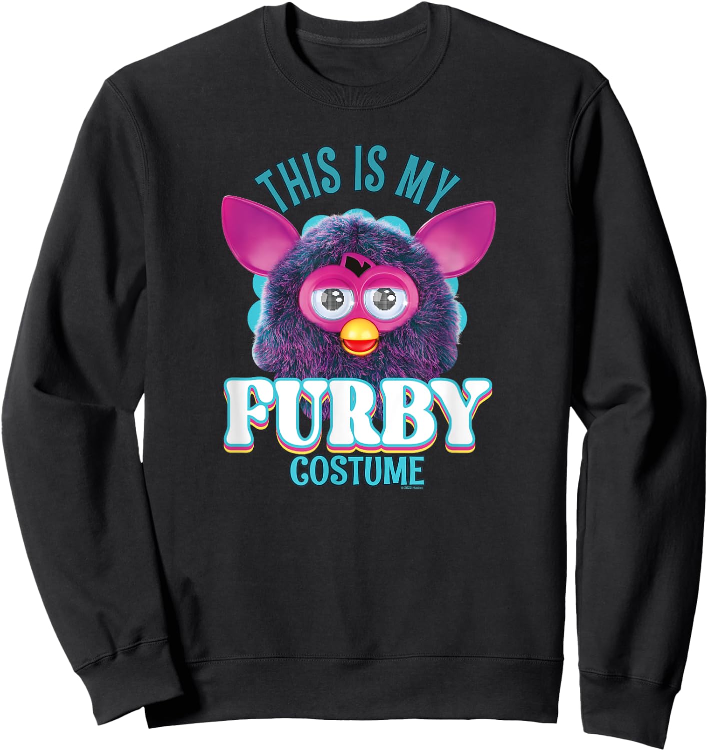 Furby This Is My Furby Costume , black Sweatshirt - Sweatshirt | Black