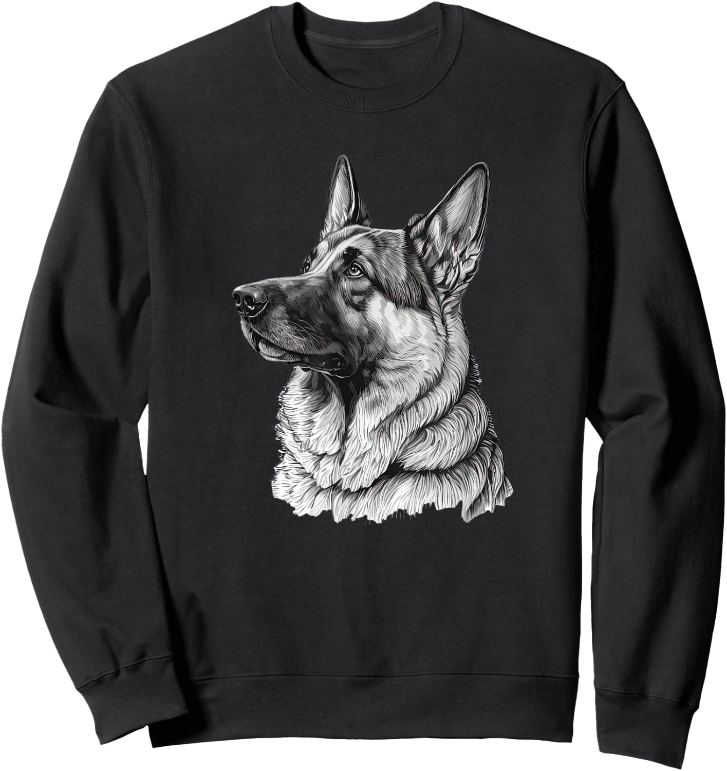 Funny German shepherd Dog Sweatshirt - Sweatshirt | Black