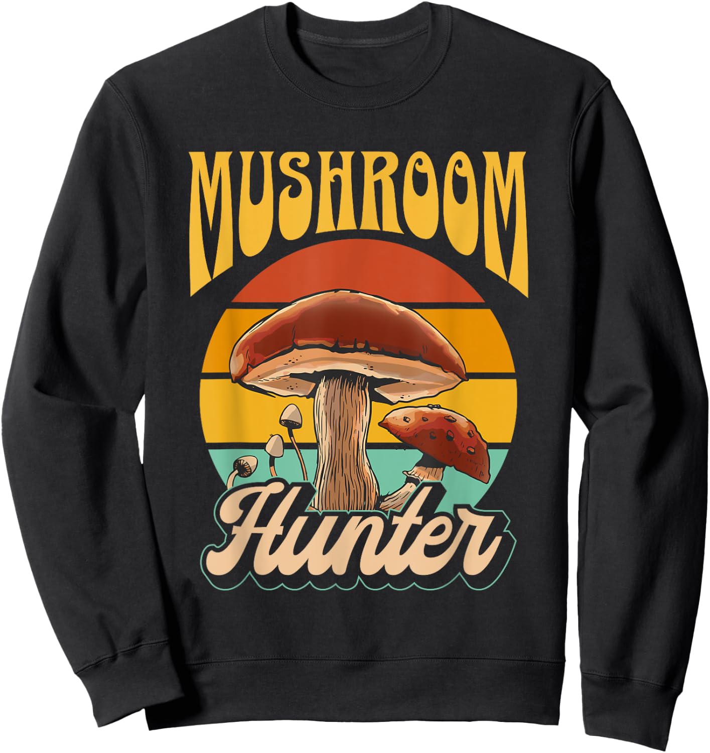 Mushroom Hunter Picking Collect Picker Collecting Sweatshirt - Sweatshirt | Black