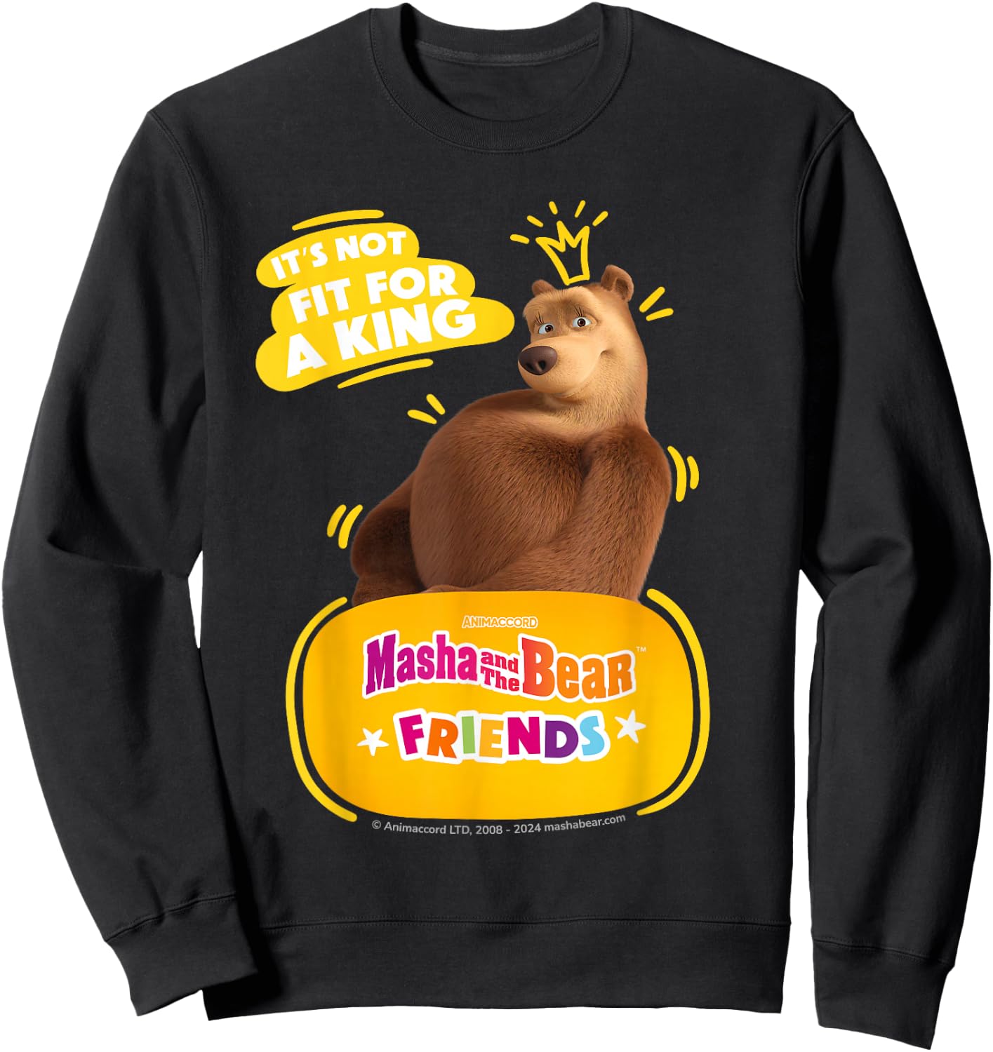Friends. The King Sweatshirt - Sweatshirt | Black