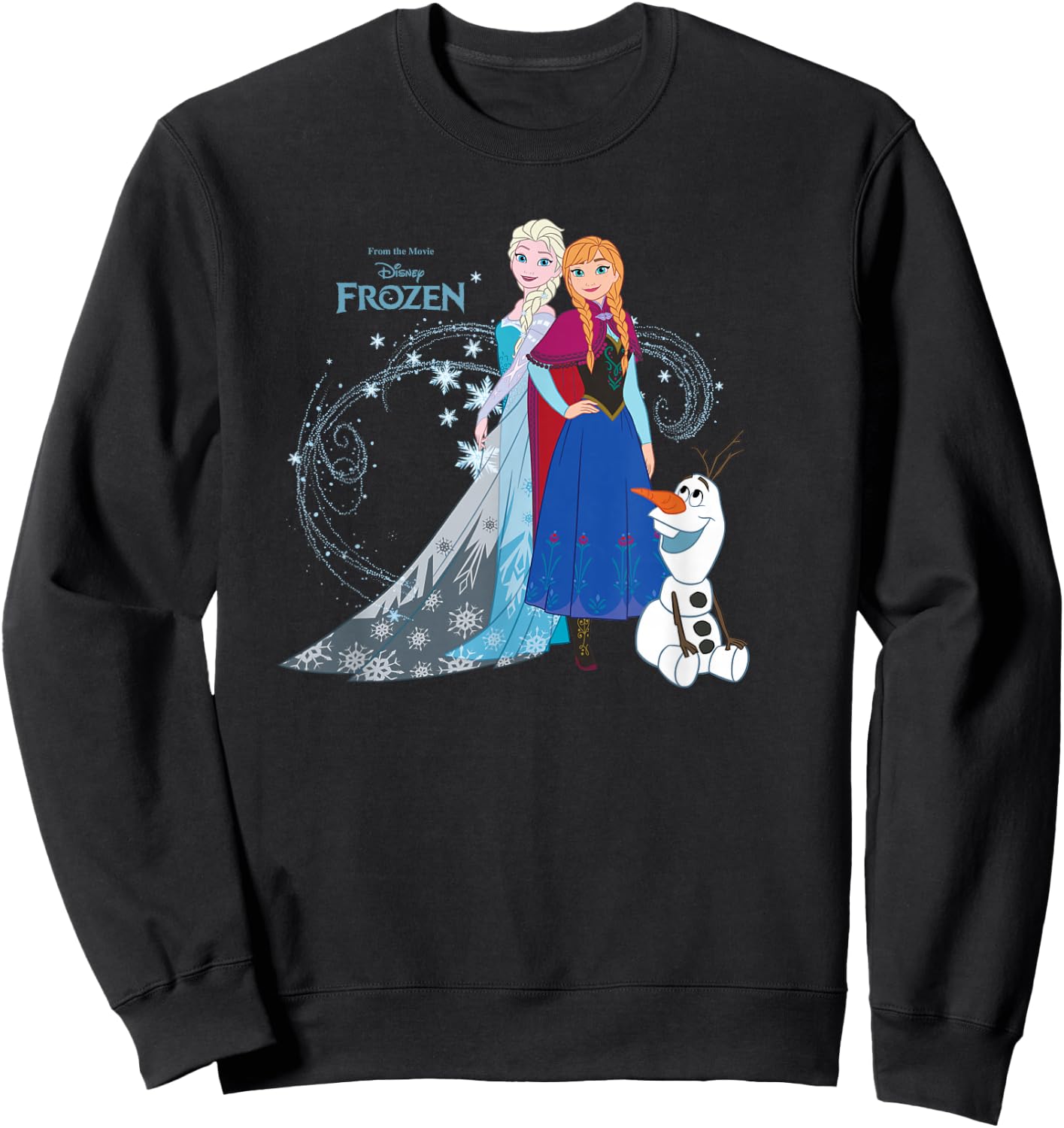 Disney Frozen Sisters , black Sweatshirt - Sweatshirt | Black