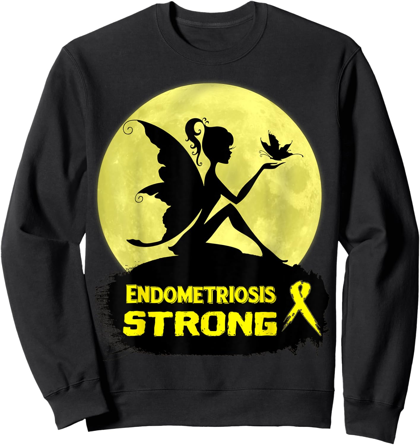 Endometriosis Awareness Sweatshirt - Sweatshirt | Black