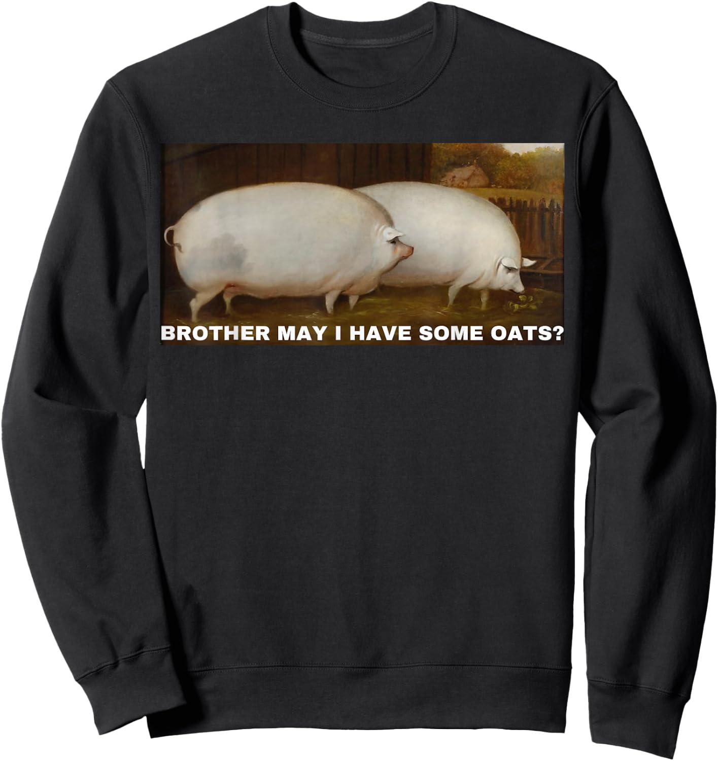 Brother May I Have Some Oats Sweatshirt - Sweatshirt | Black