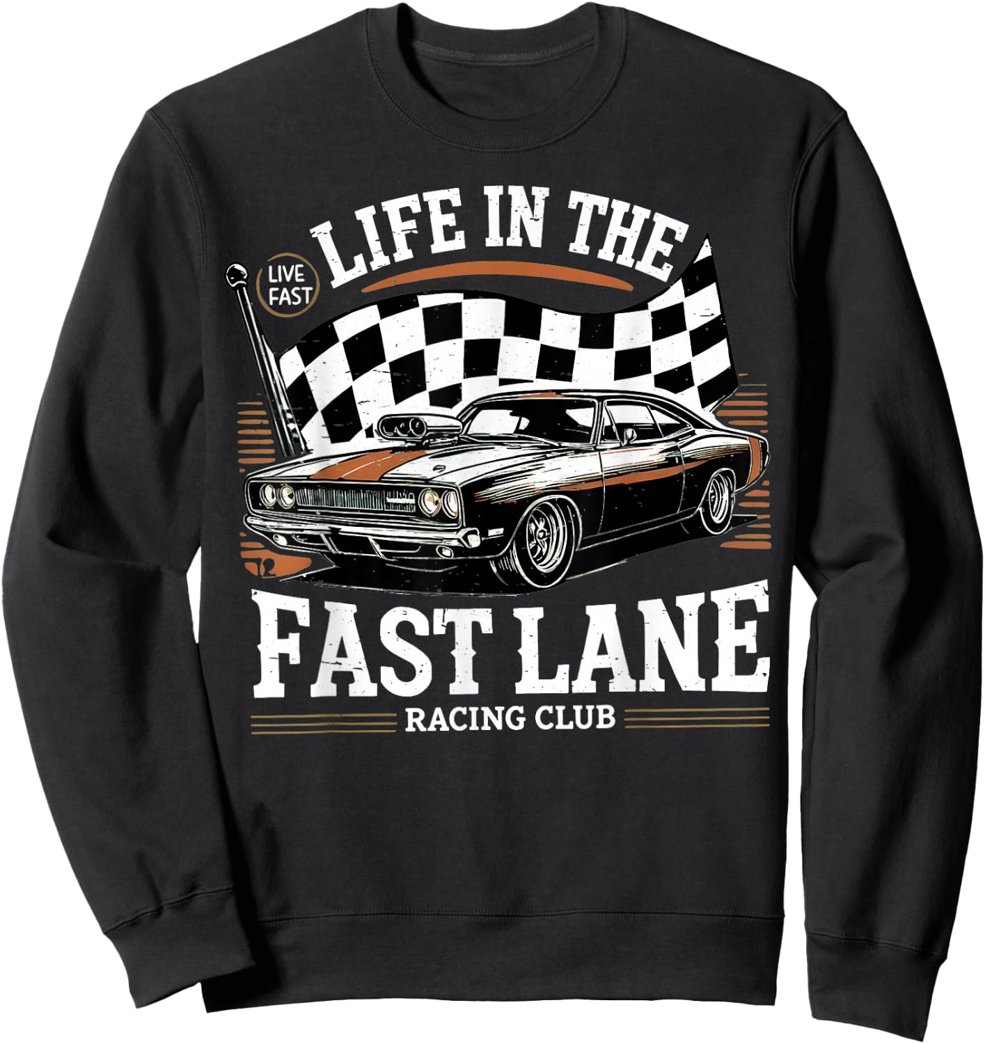 Quote Racing Sweatshirt - Sweatshirt | Black