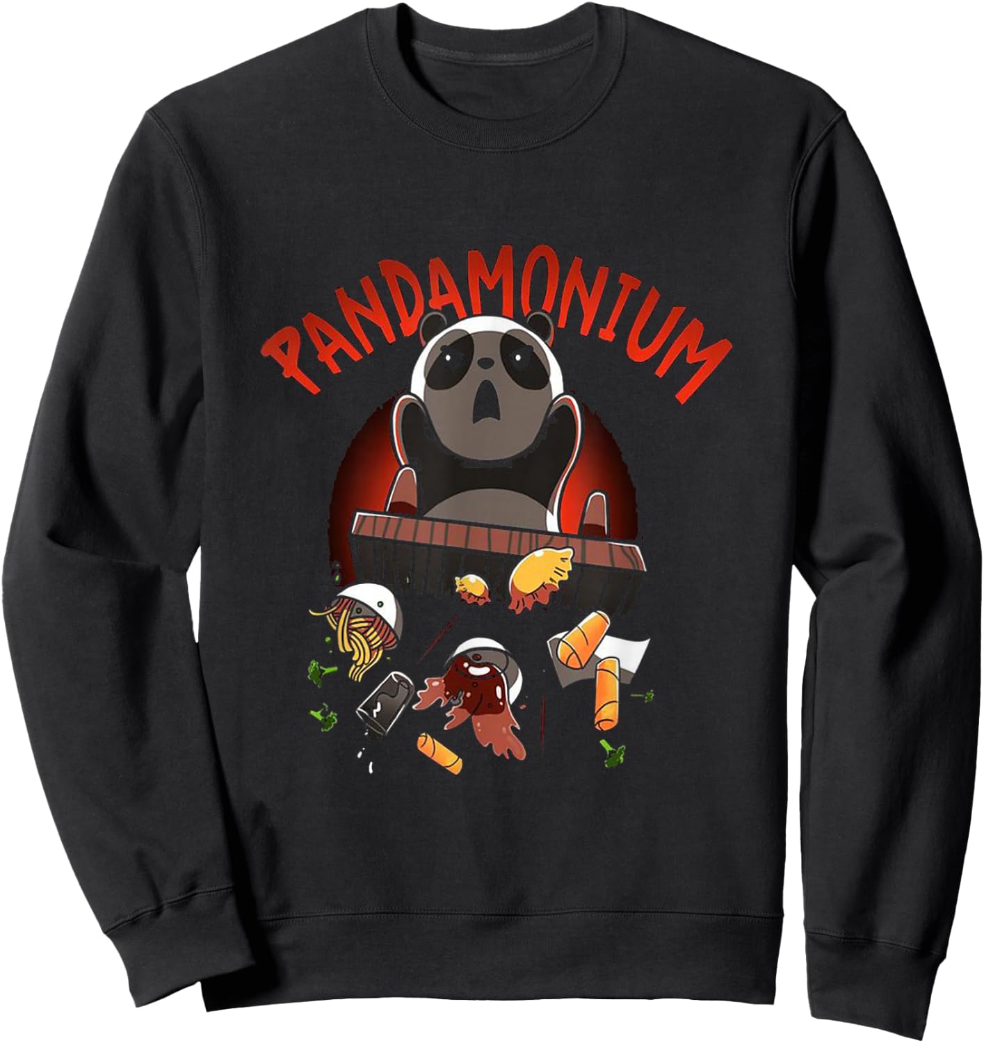 Pandamonium Sweatshirt - Sweatshirt | Black