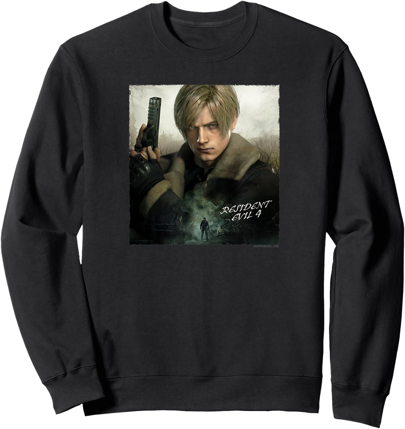RESIDENT EVIL 4 Leon Sweatshirt - Sweatshirt | Black