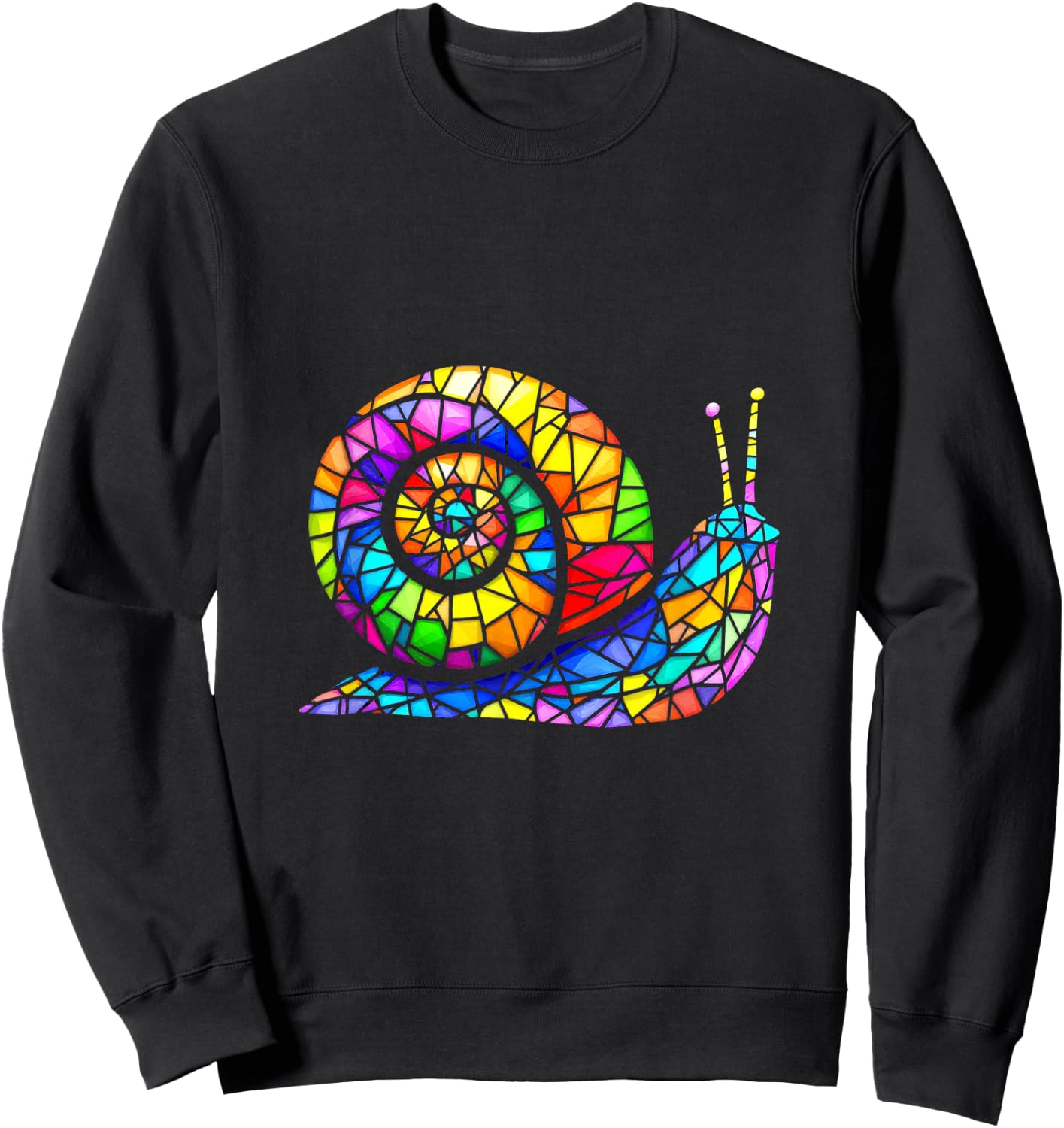 Mosaic Snail Sweatshirt - Sweatshirt | Black